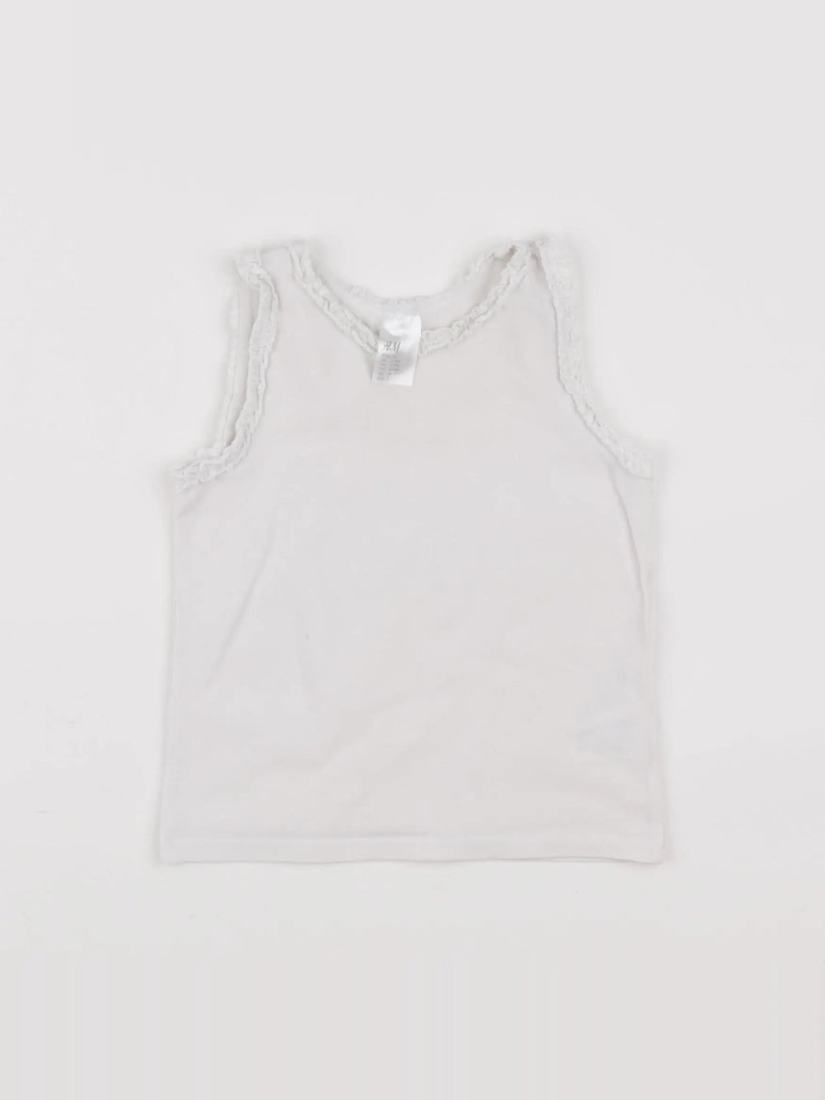 H&M - tee-shirt blanc - 6/9 mois