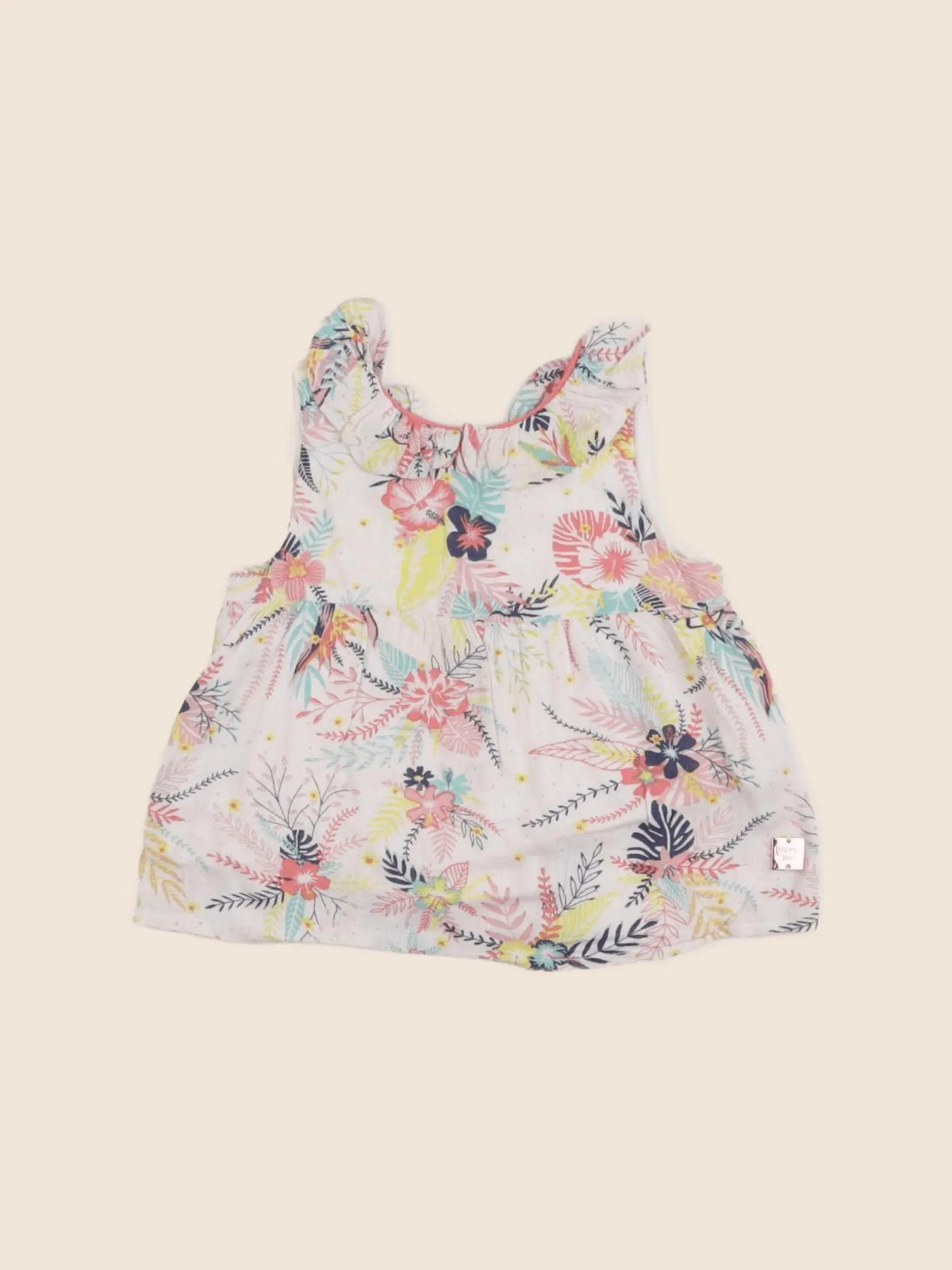 Carrément Beau - blouse multicolore - 3 mois