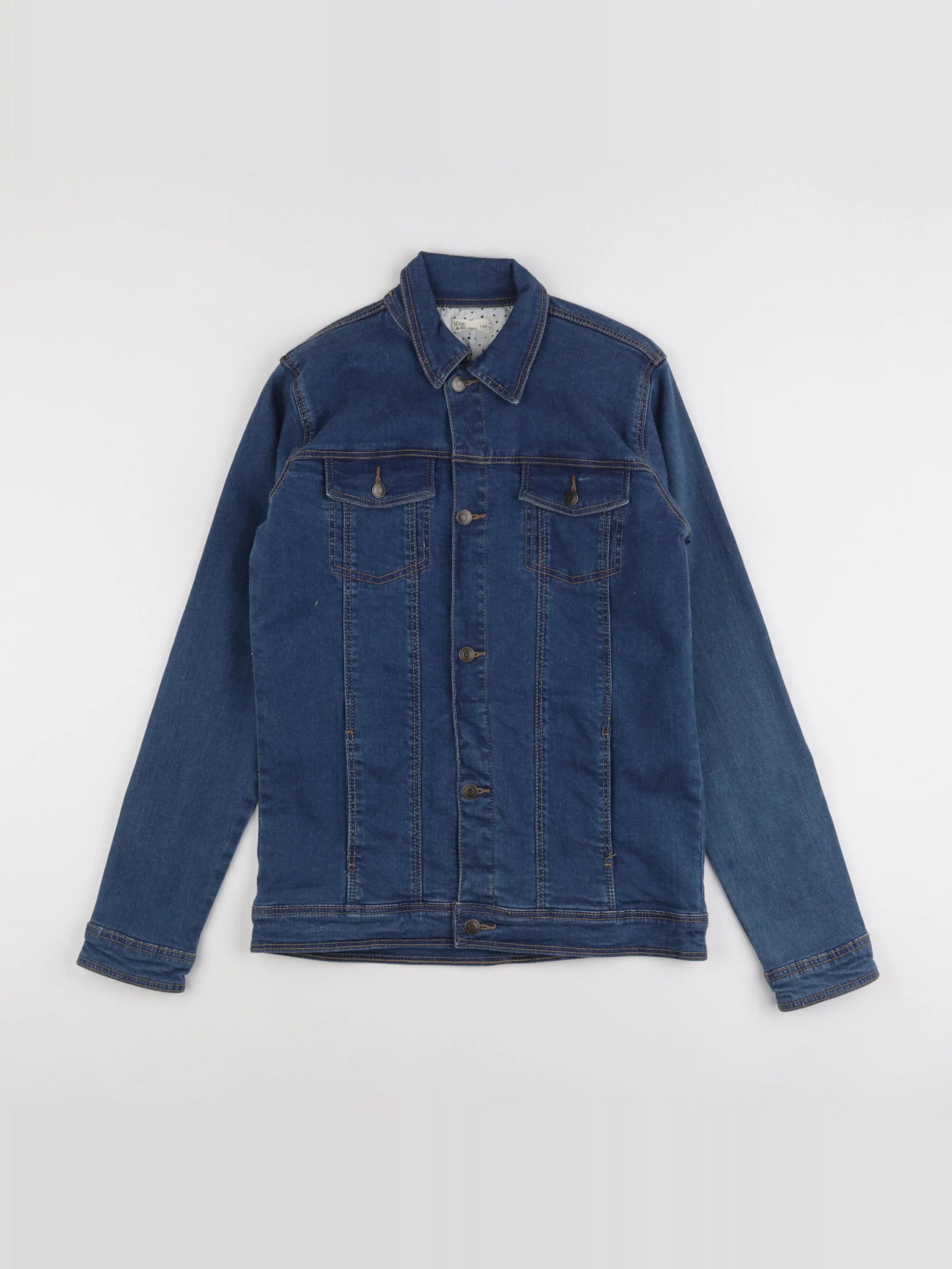 Little Cigogne - veste bleu - 14 ans