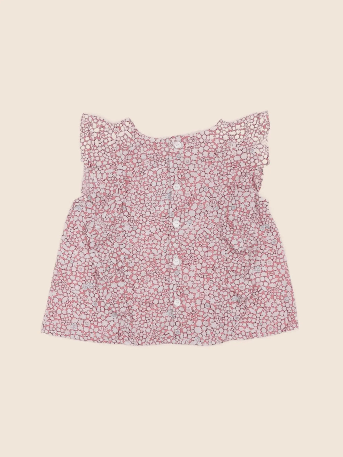 Jacadi - blouse rouge - 12 mois