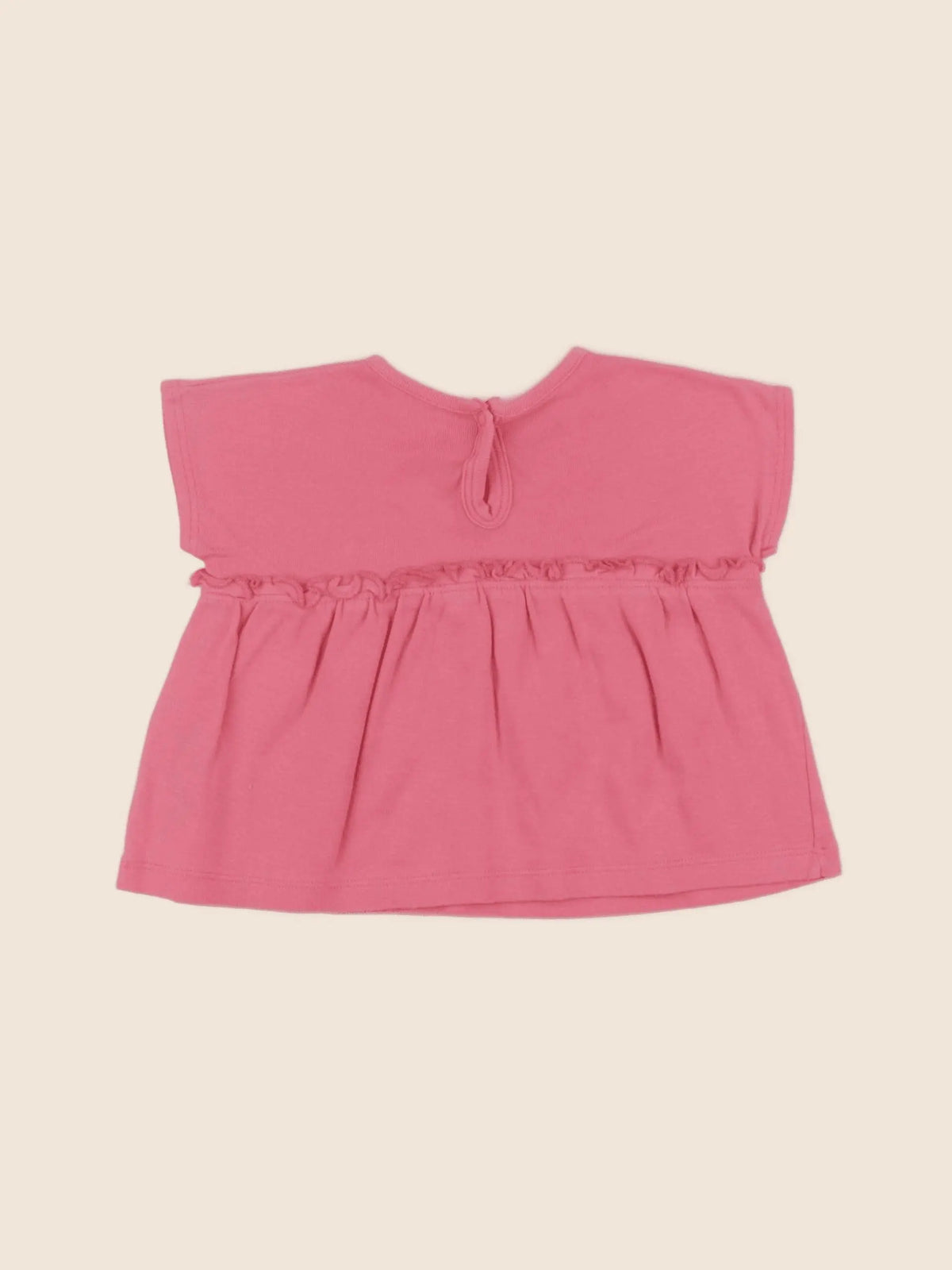 Petit Bateau - tee-shirt rose - 12 mois