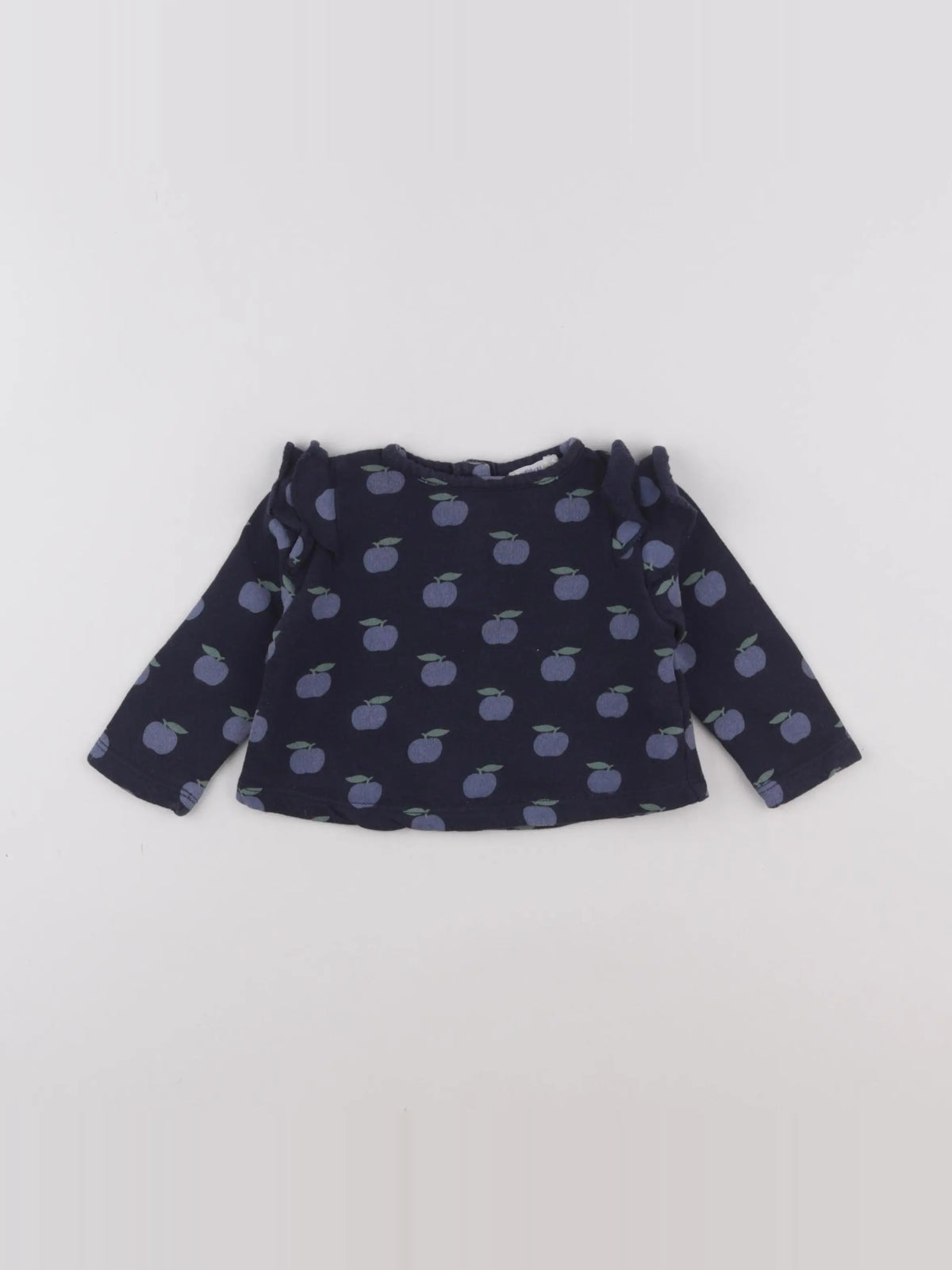 Boutchou - sweat bleu - 6 mois