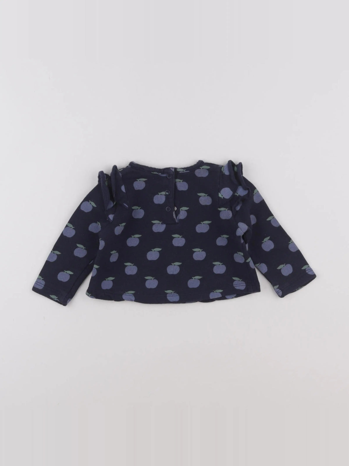 Boutchou - sweat bleu - 6 mois