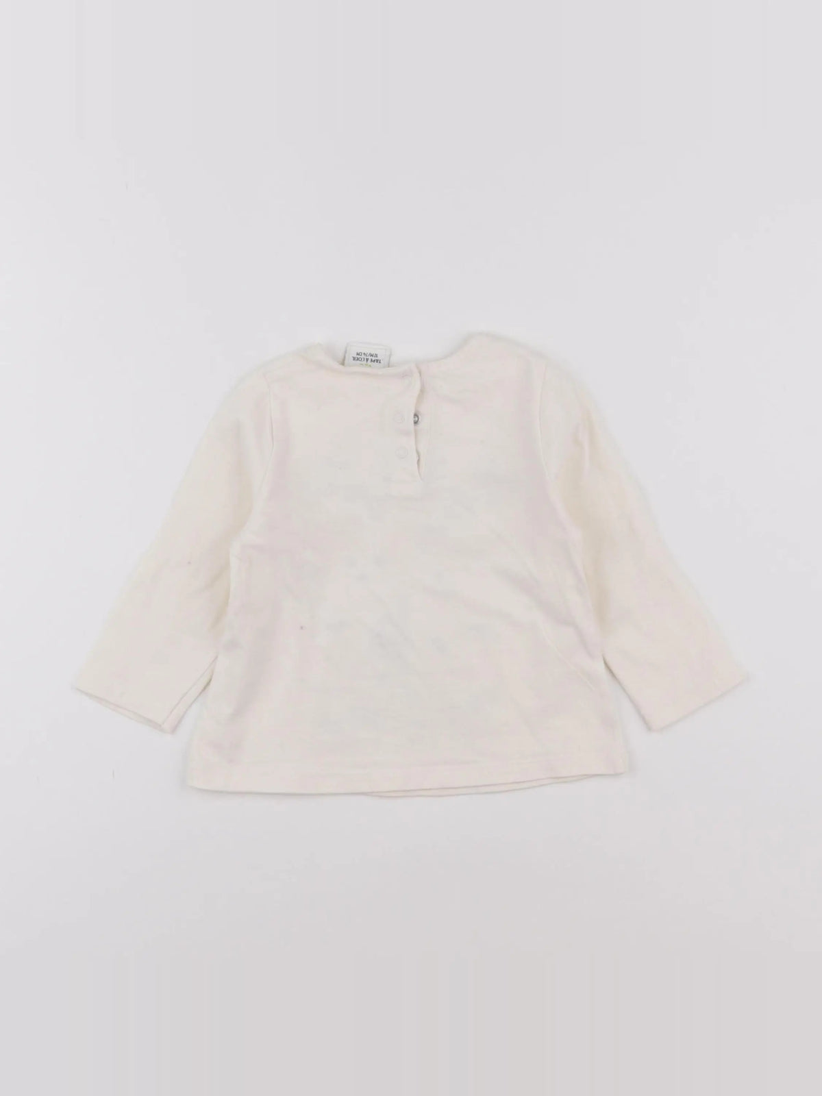 Tape à l'oeil - tee-shirt blanc - 12 mois