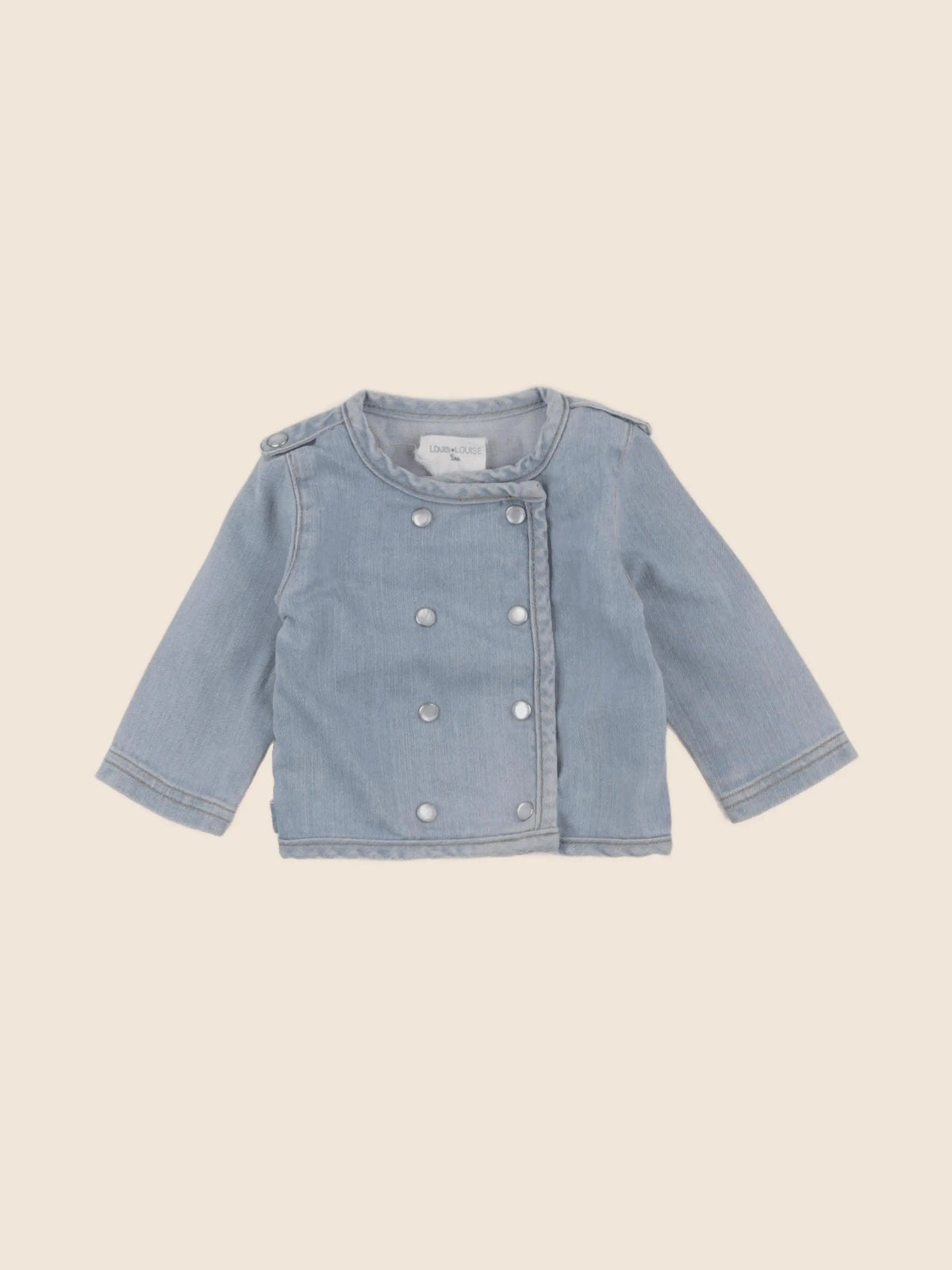 Louis Louise - veste bleu - 6 mois