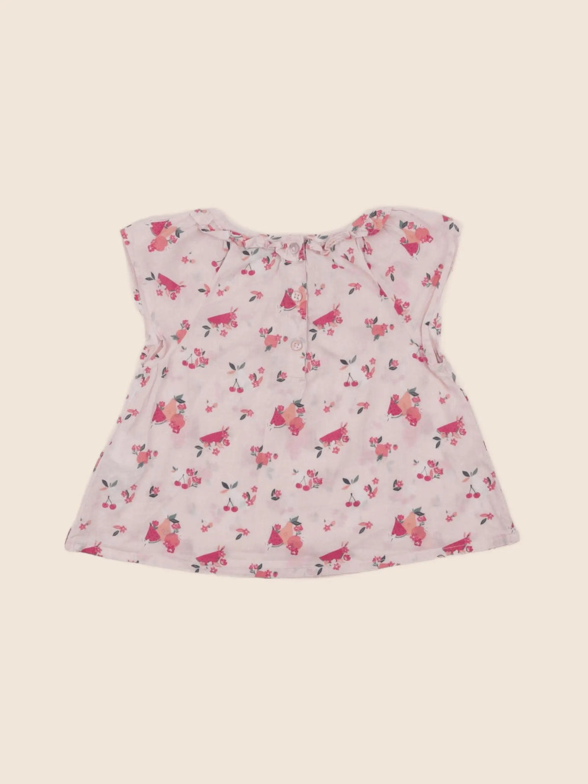 Tape à l'oeil - blouse rose - 9 mois