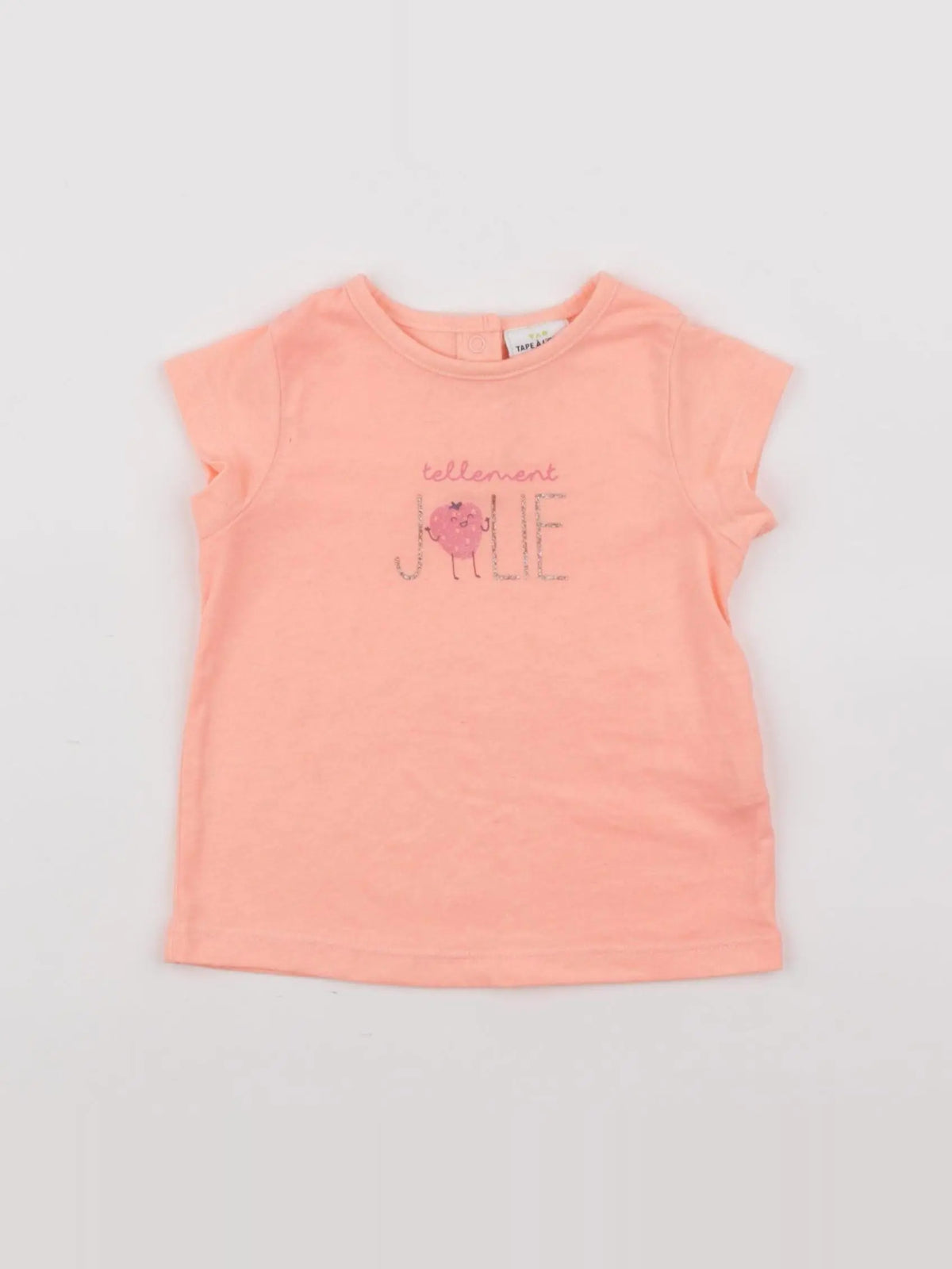 Tape à l'oeil - tee-shirt rose - 9 mois