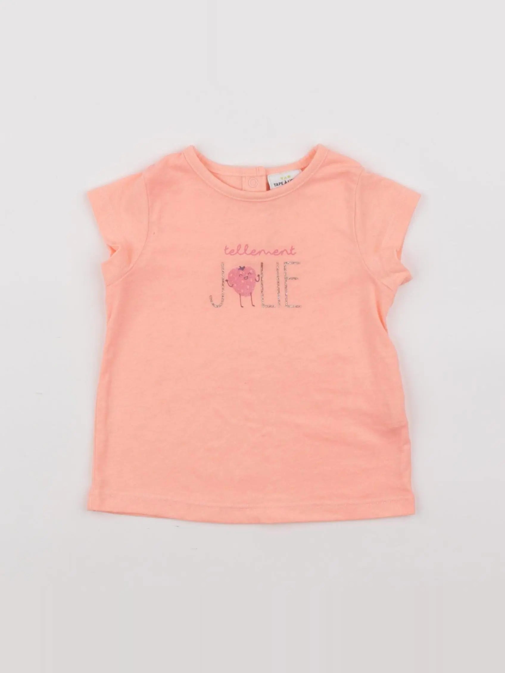 Tape à l'oeil - tee-shirt rose - 9 mois