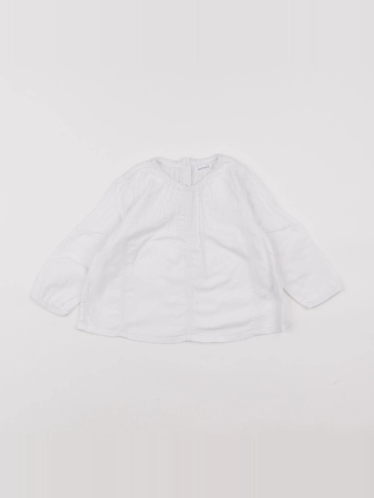Boutchou - blouse blanc - 12 mois