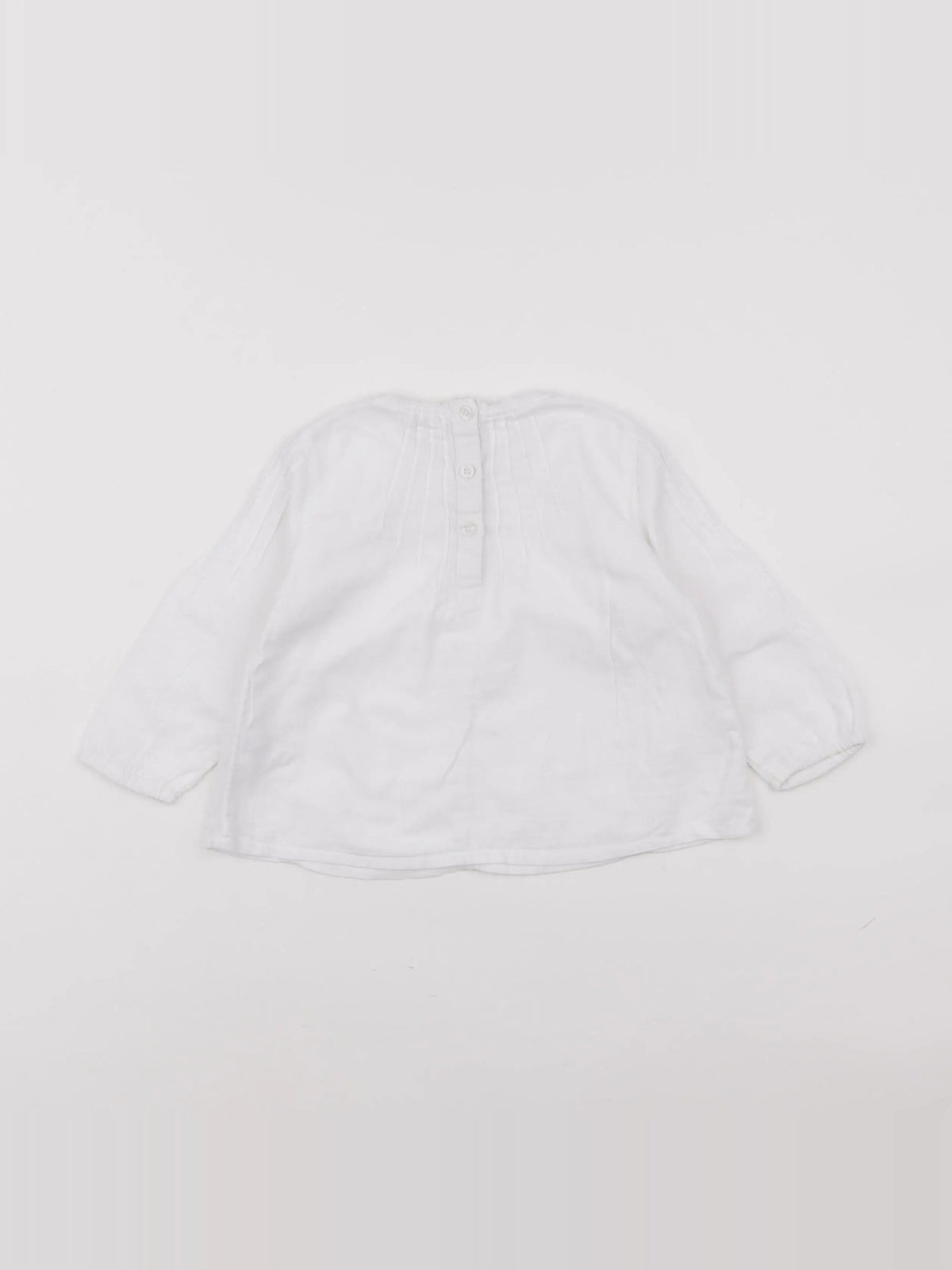 Boutchou - blouse blanc - 12 mois