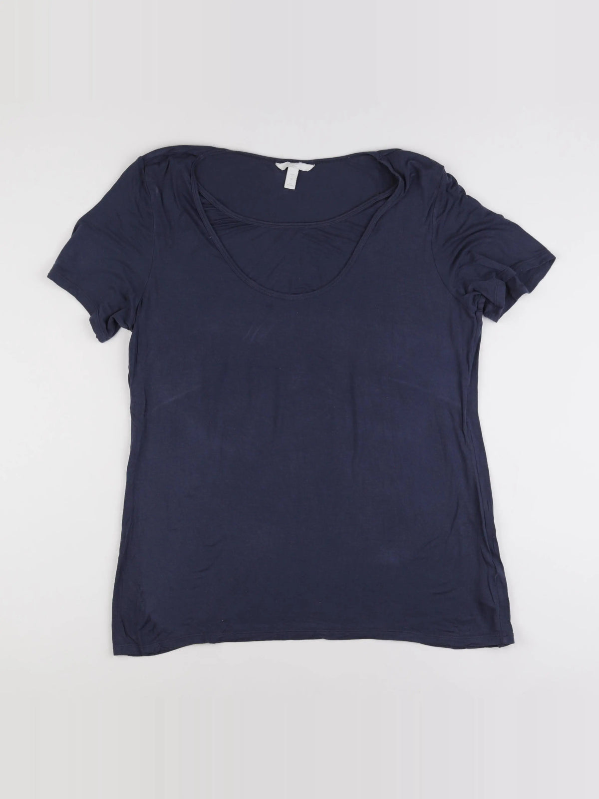 H&M - tee-shirt grossesse bleu - m
