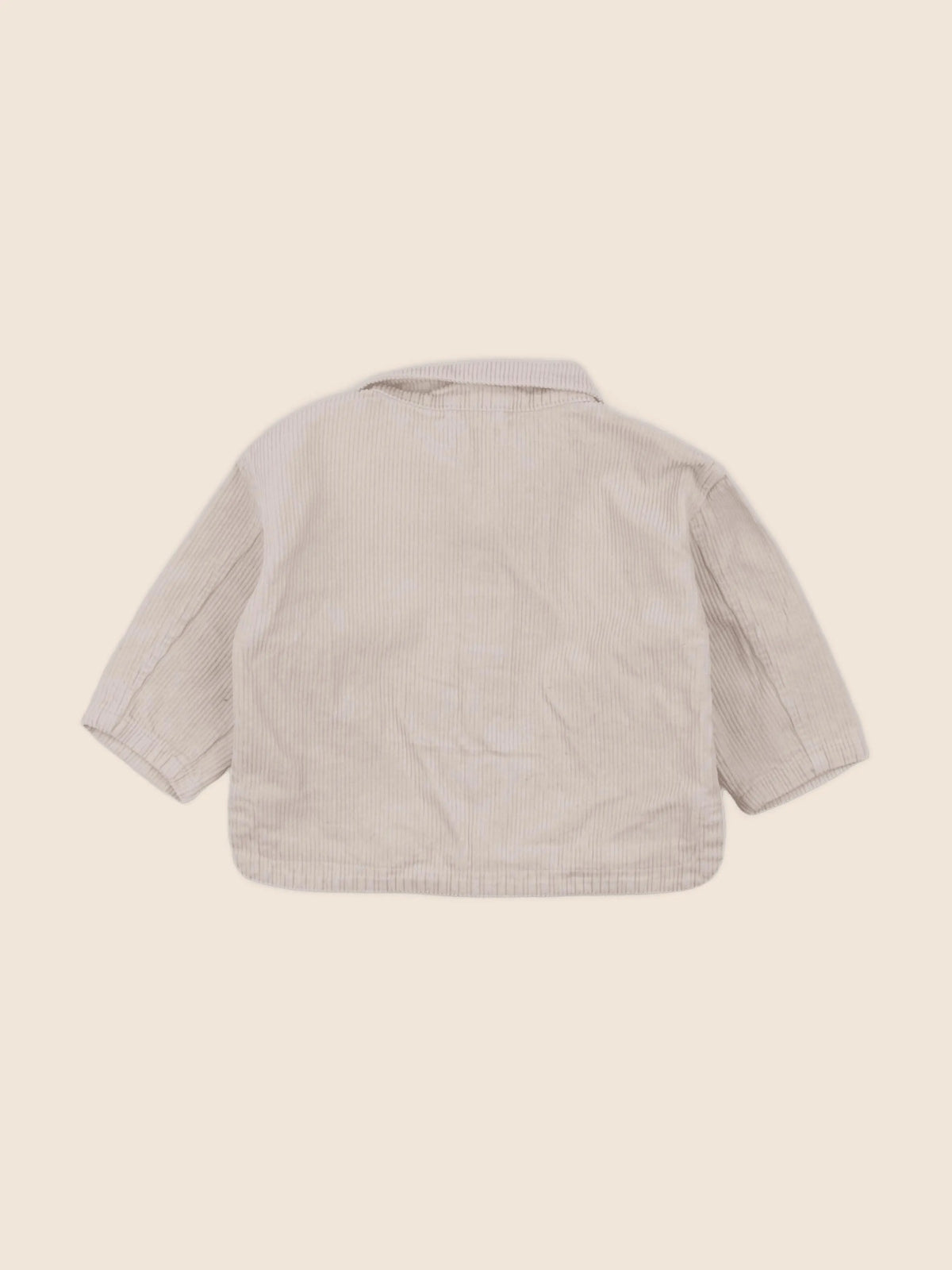 Vertbaudet - chemise beige - 18 mois