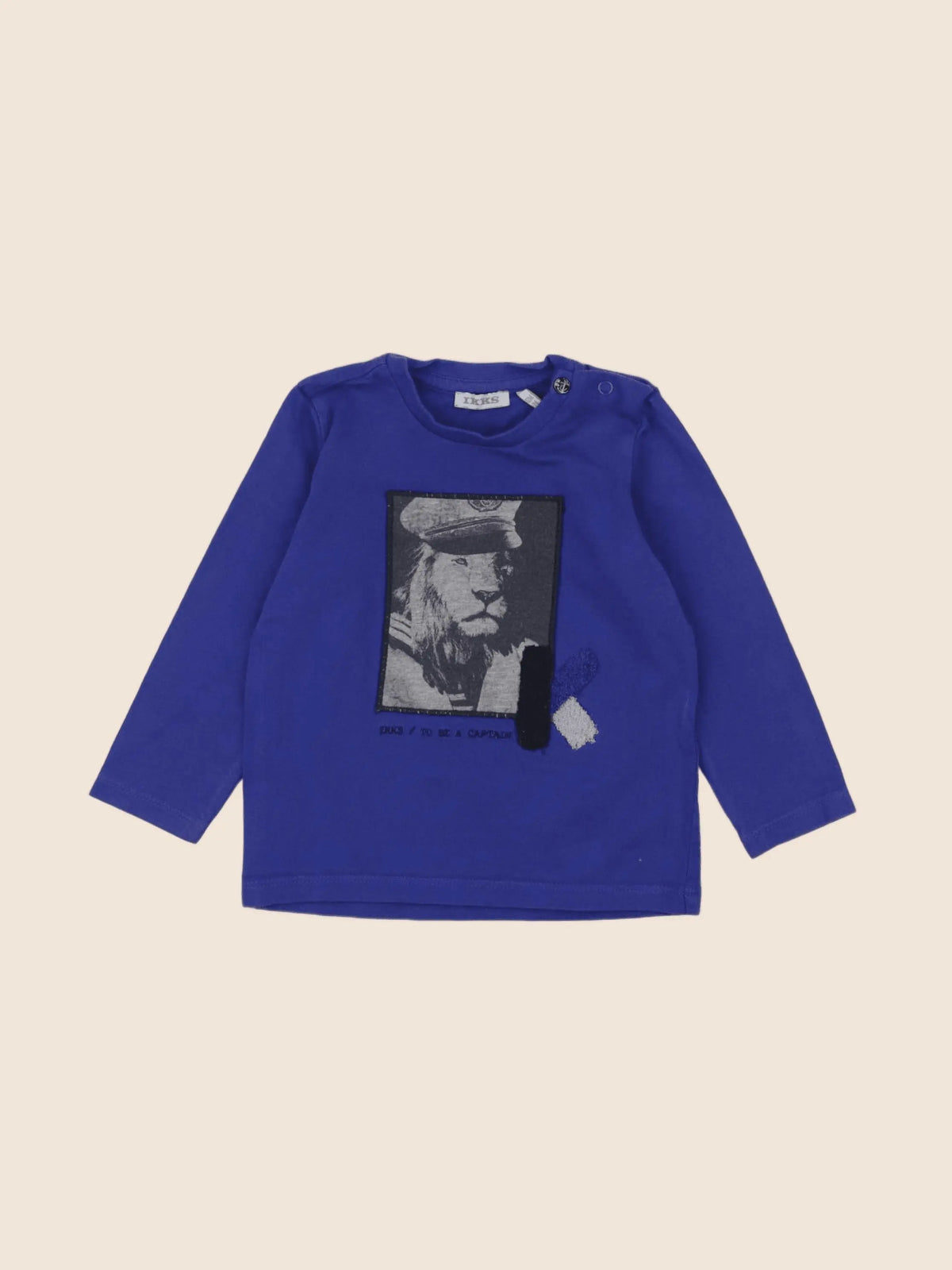 IKKS - tee-shirt bleu - 12 mois