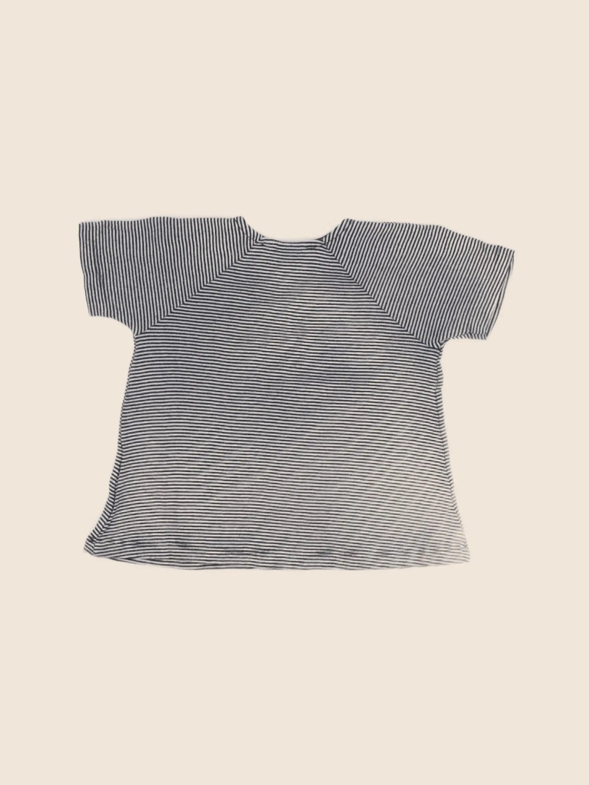 Petit Bateau - tee-shirt bleu - 18 mois