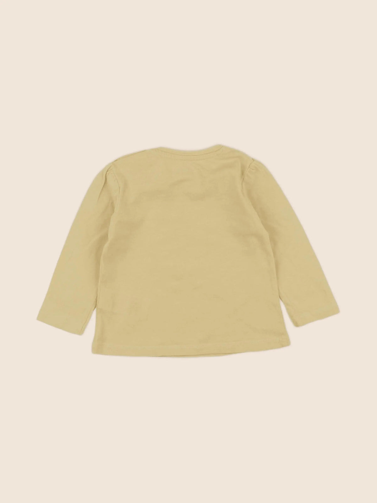Vertbaudet - tee-shirt jaune - 9 mois