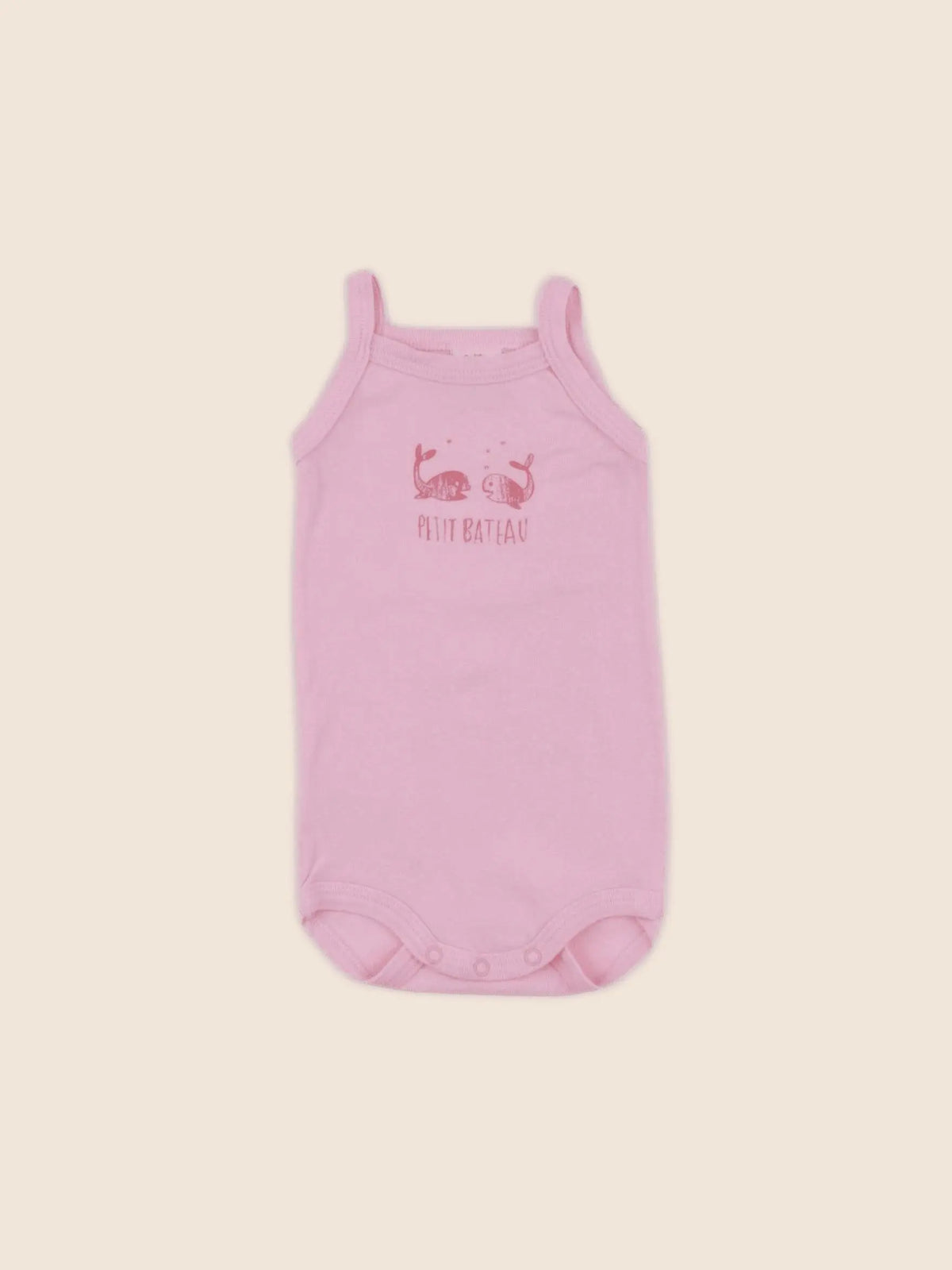 Petit Bateau - body rose - 3 mois