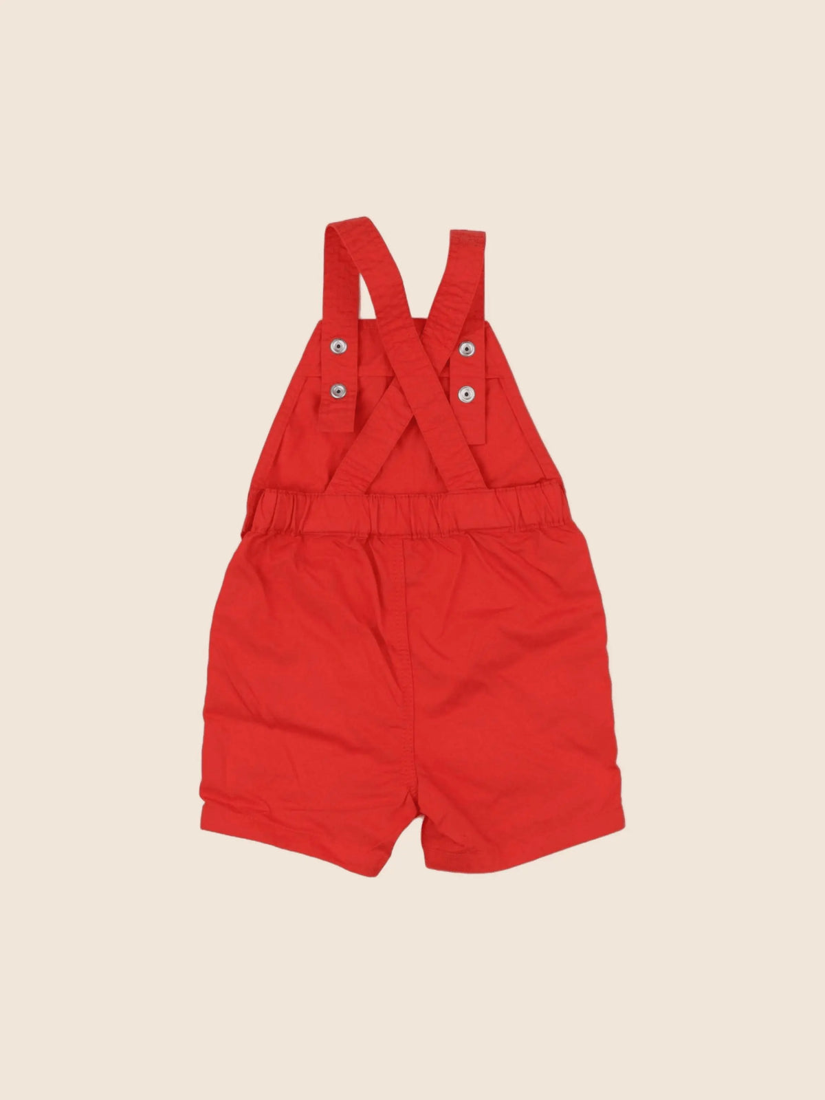 Petit Bateau - salopette rouge - 6 mois