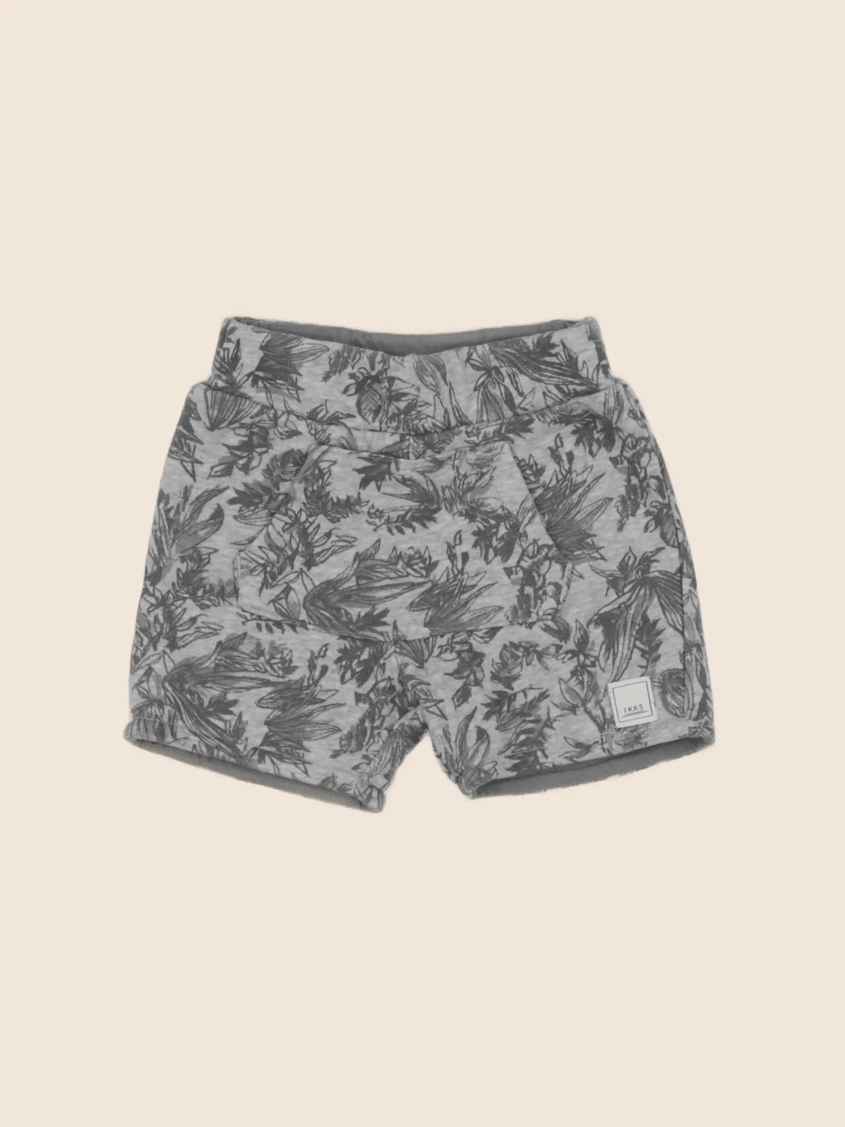 IKKS - short réversible gris, vert - 12 mois