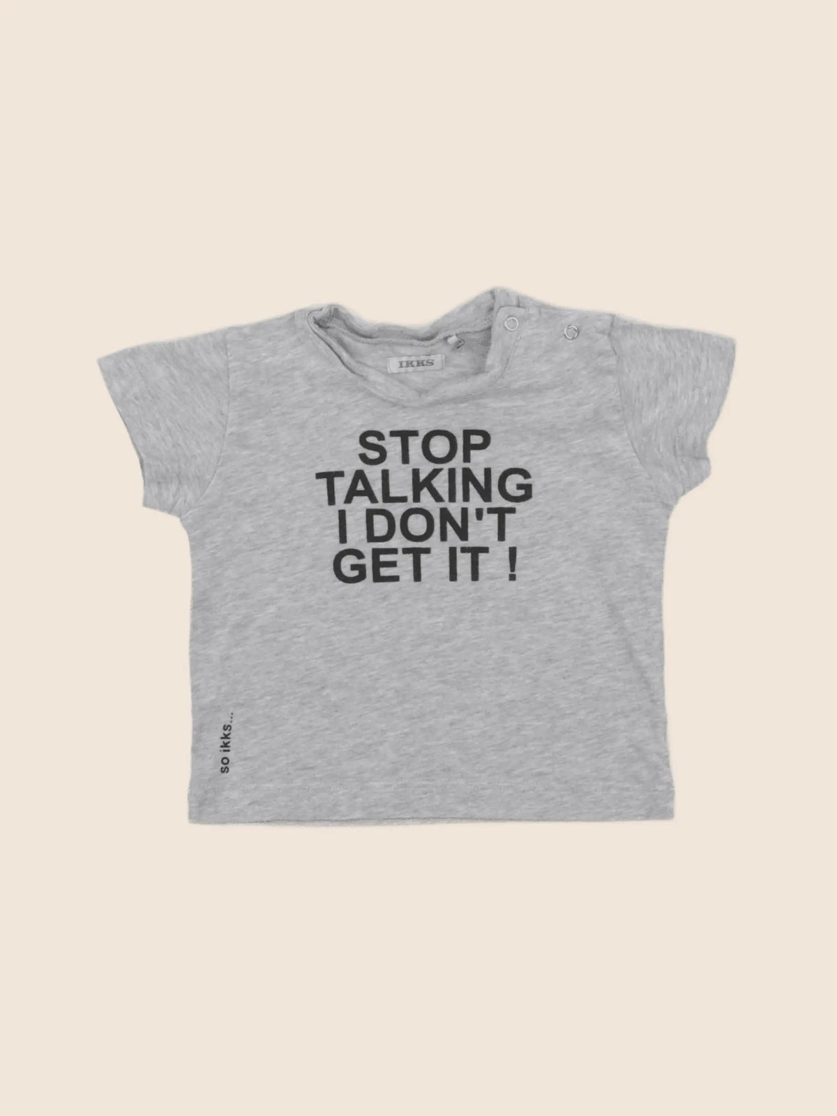 IKKS - tee-shirt gris - 6 mois