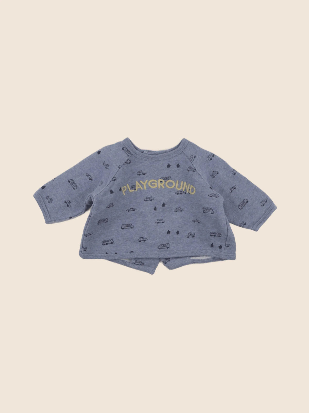 Boutchou - sweat bleu - 3 mois