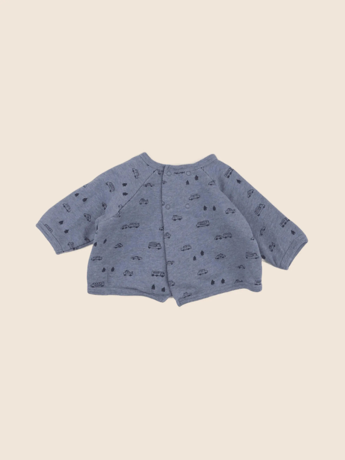 Boutchou - sweat bleu - 3 mois