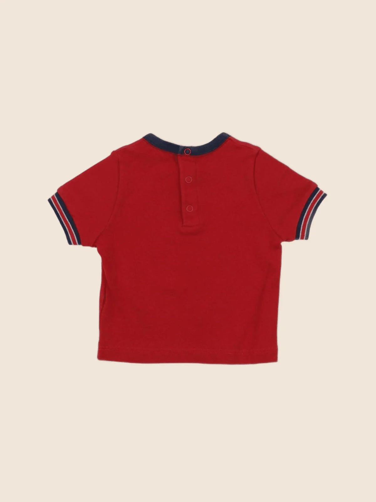 Petit Bateau - tee-shirt rouge - 3 mois