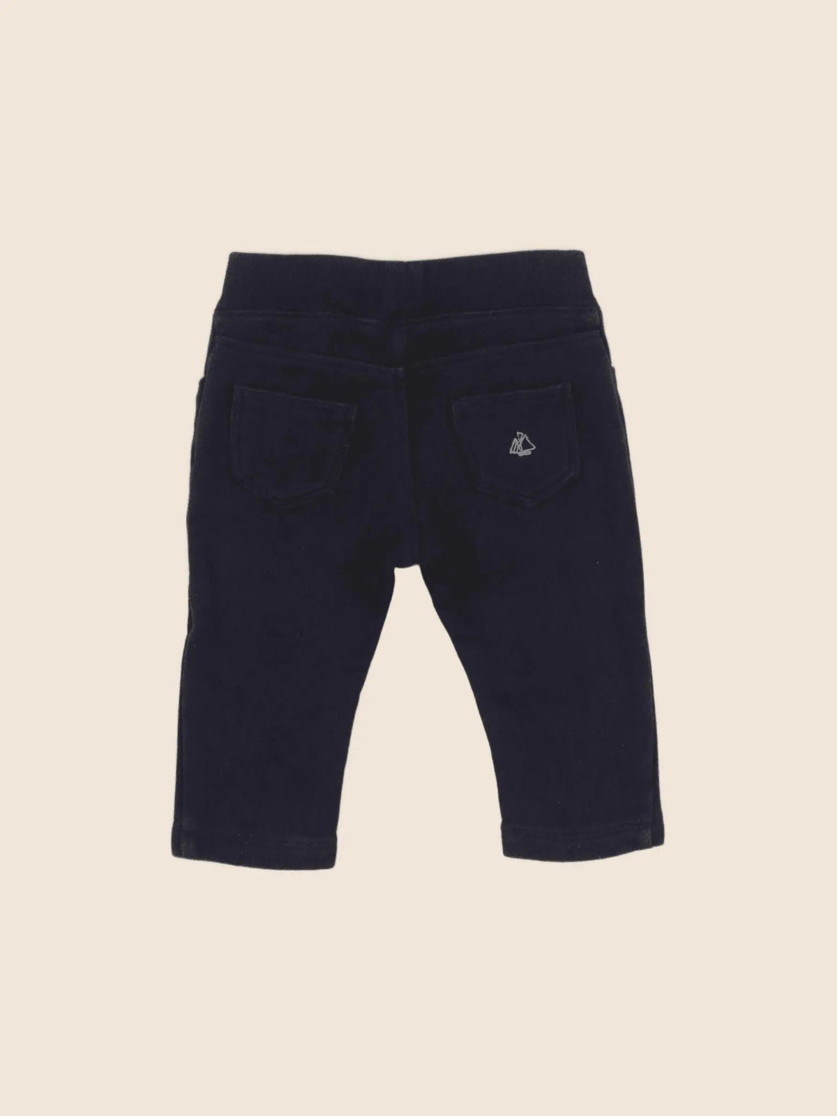 Petit Bateau - pantalon bleu - 3 mois