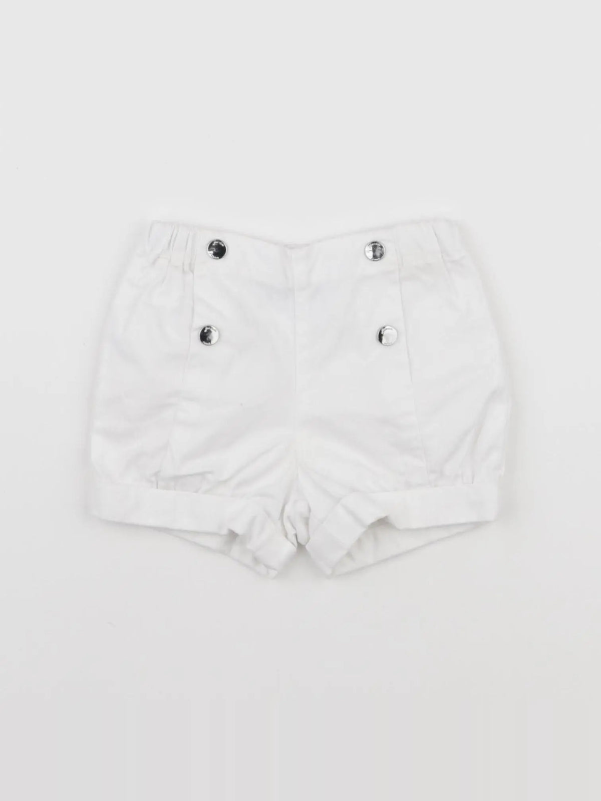 Jacadi - short blanc - 6 mois