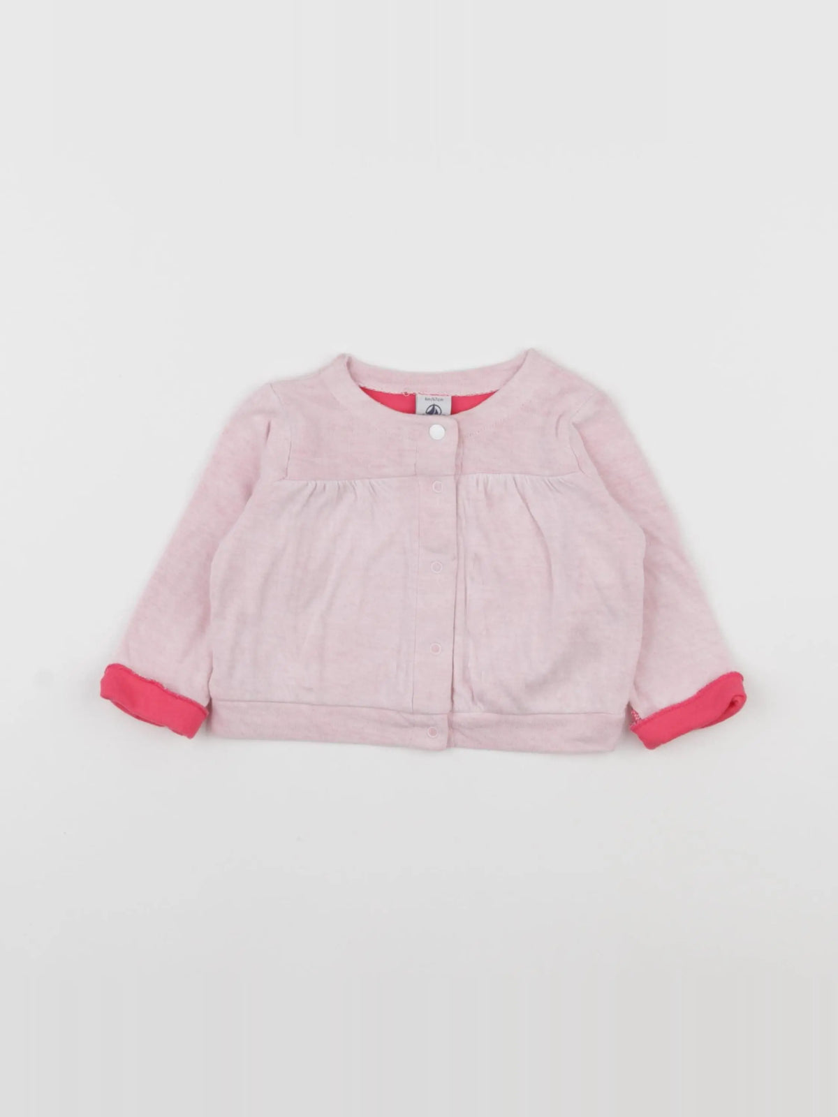 Petit Bateau - tee-shirt rose - 6 mois
