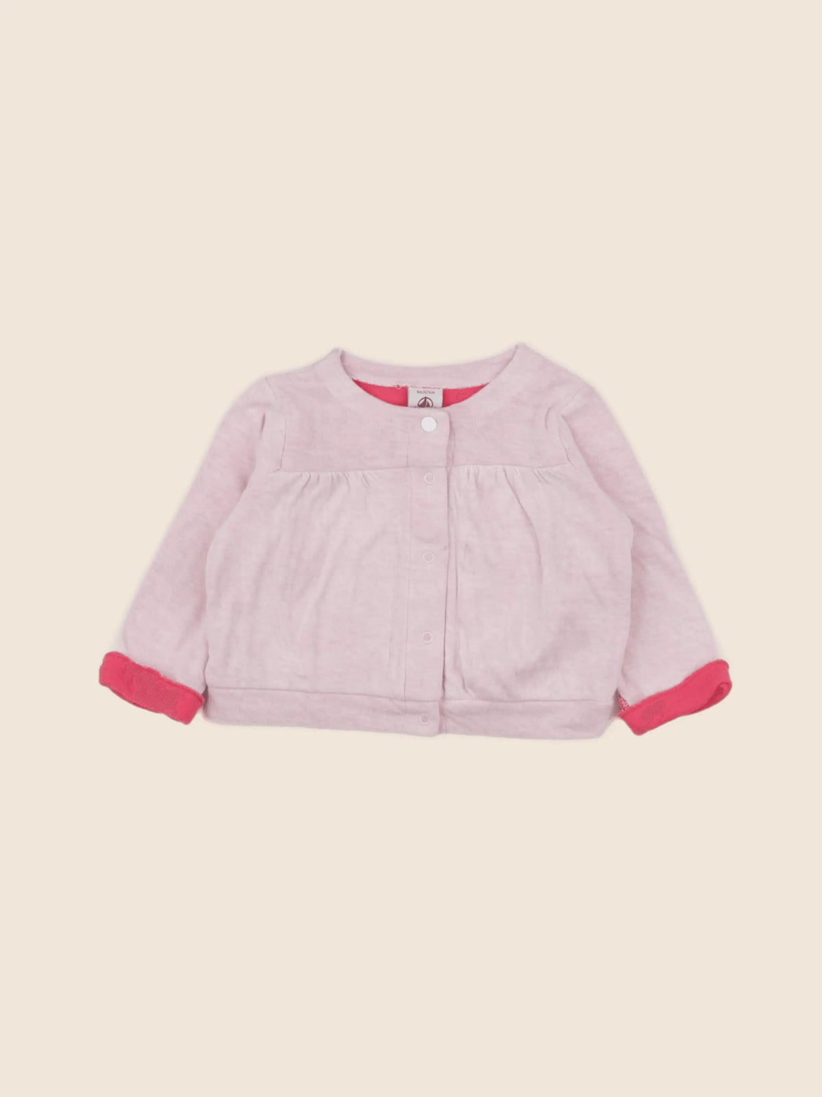 Petit Bateau - tee-shirt rose - 6 mois