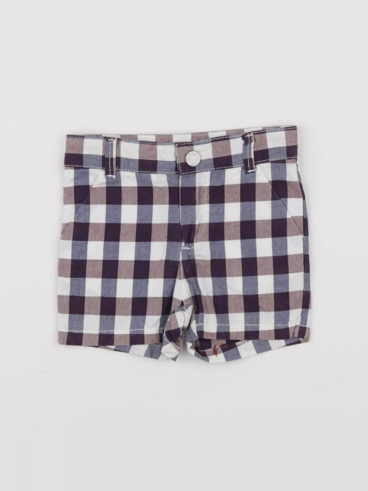 Jacadi - short blanc, marron - 6 mois