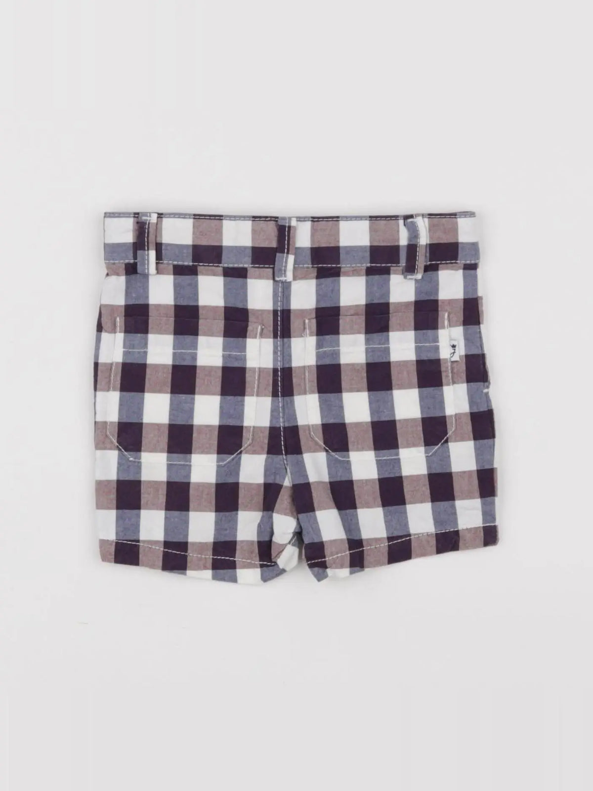 Jacadi - short blanc, marron - 6 mois