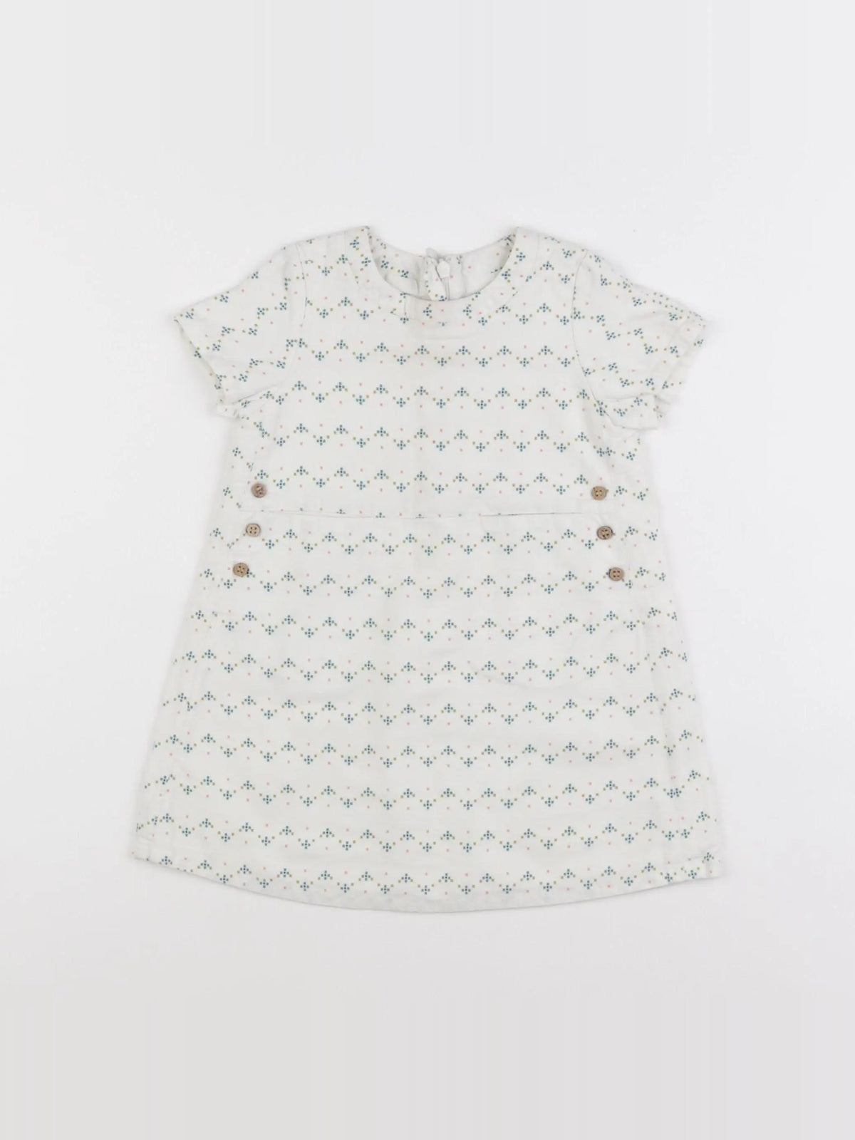 Cyrillus - robe blanc - 18 mois