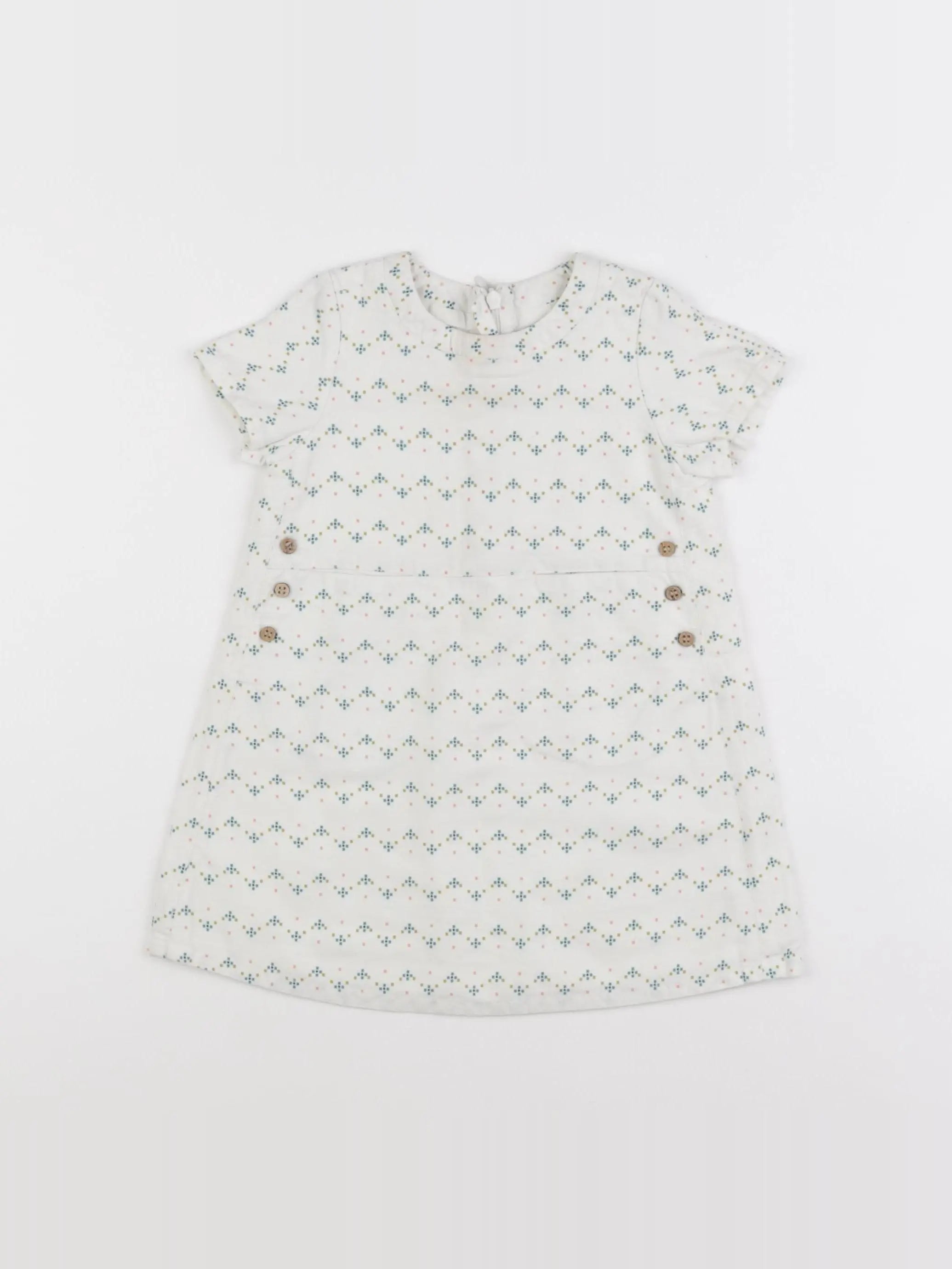 Cyrillus - robe blanc - 18 mois