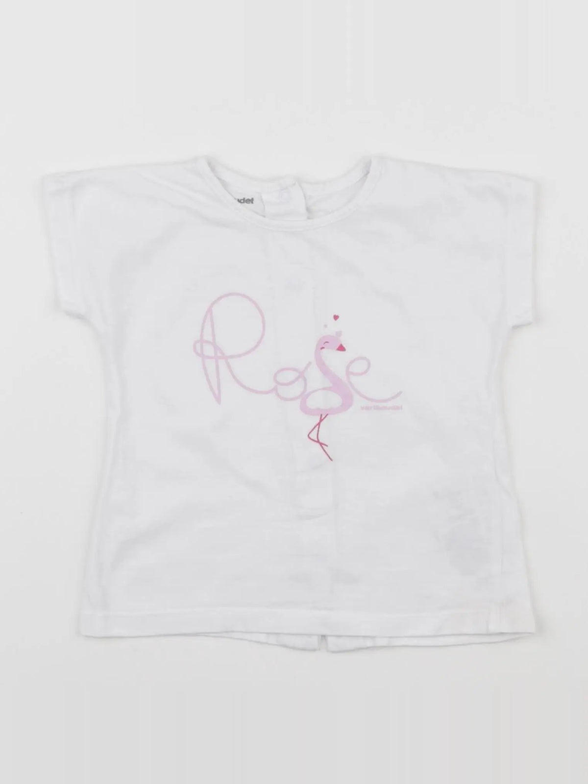 Vertbaudet - tee-shirt blanc - 9 mois