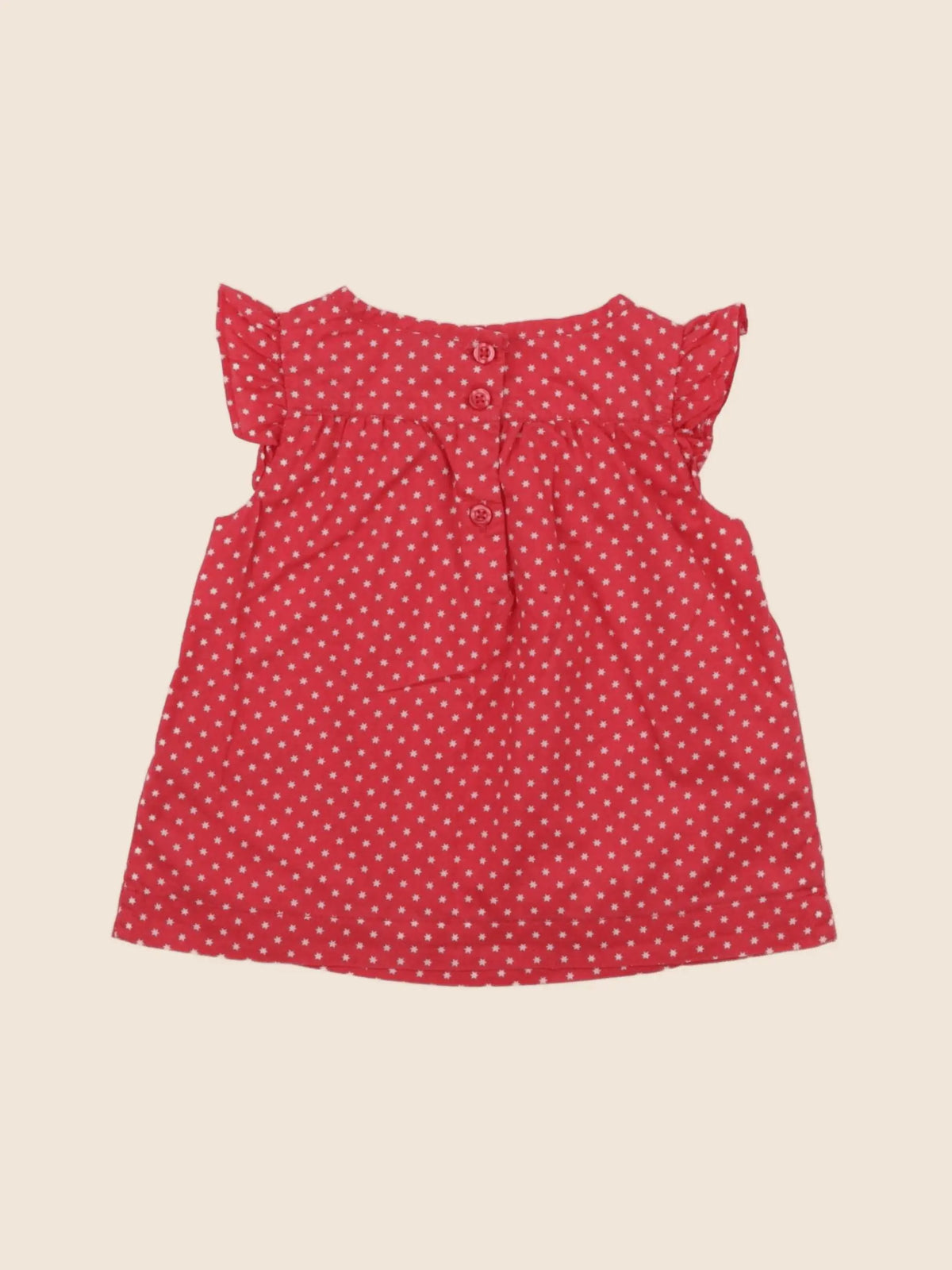 GAP - blouse rouge - 12/18 mois