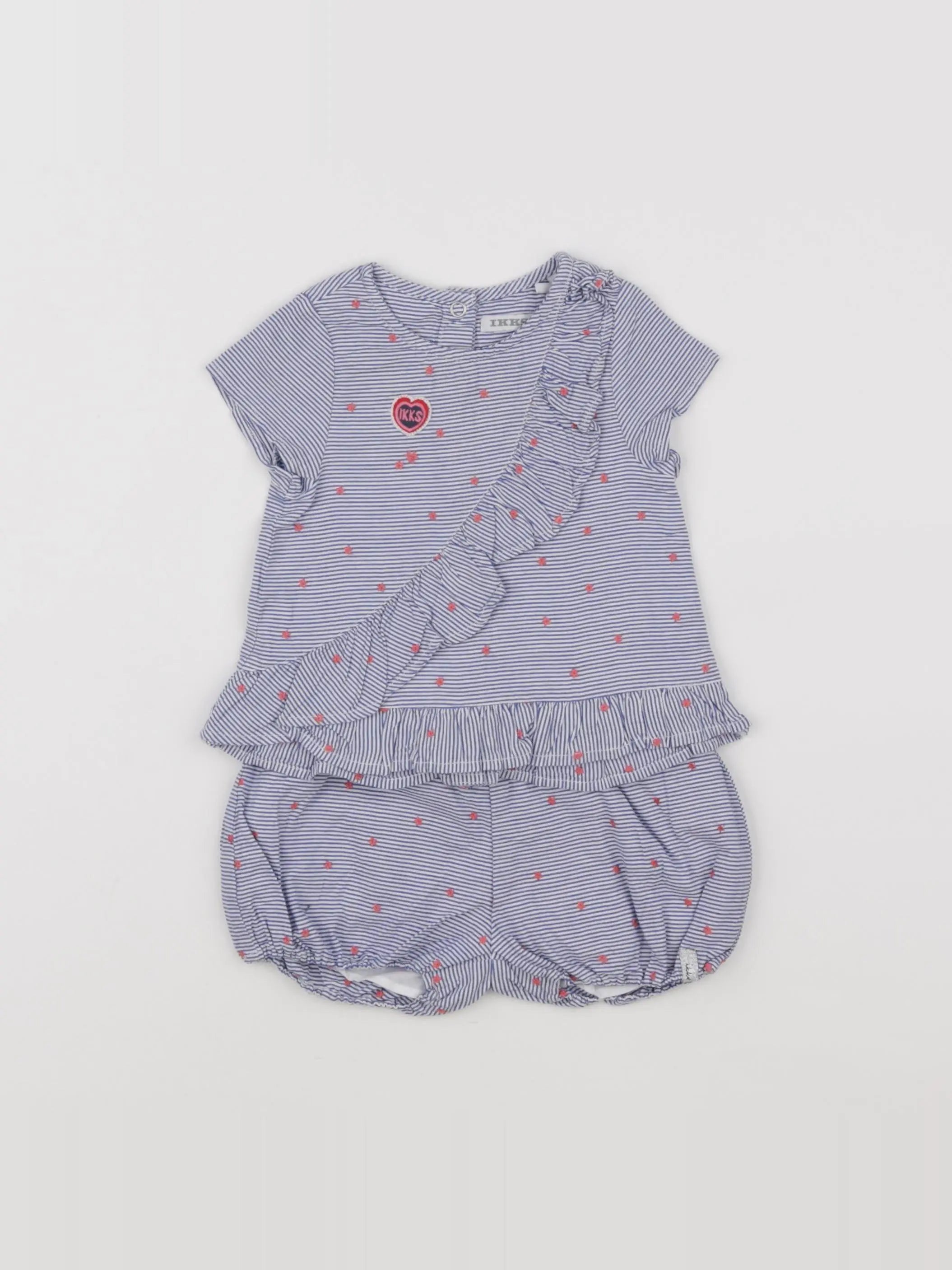 IKKS - ensemble bleu - 6 mois