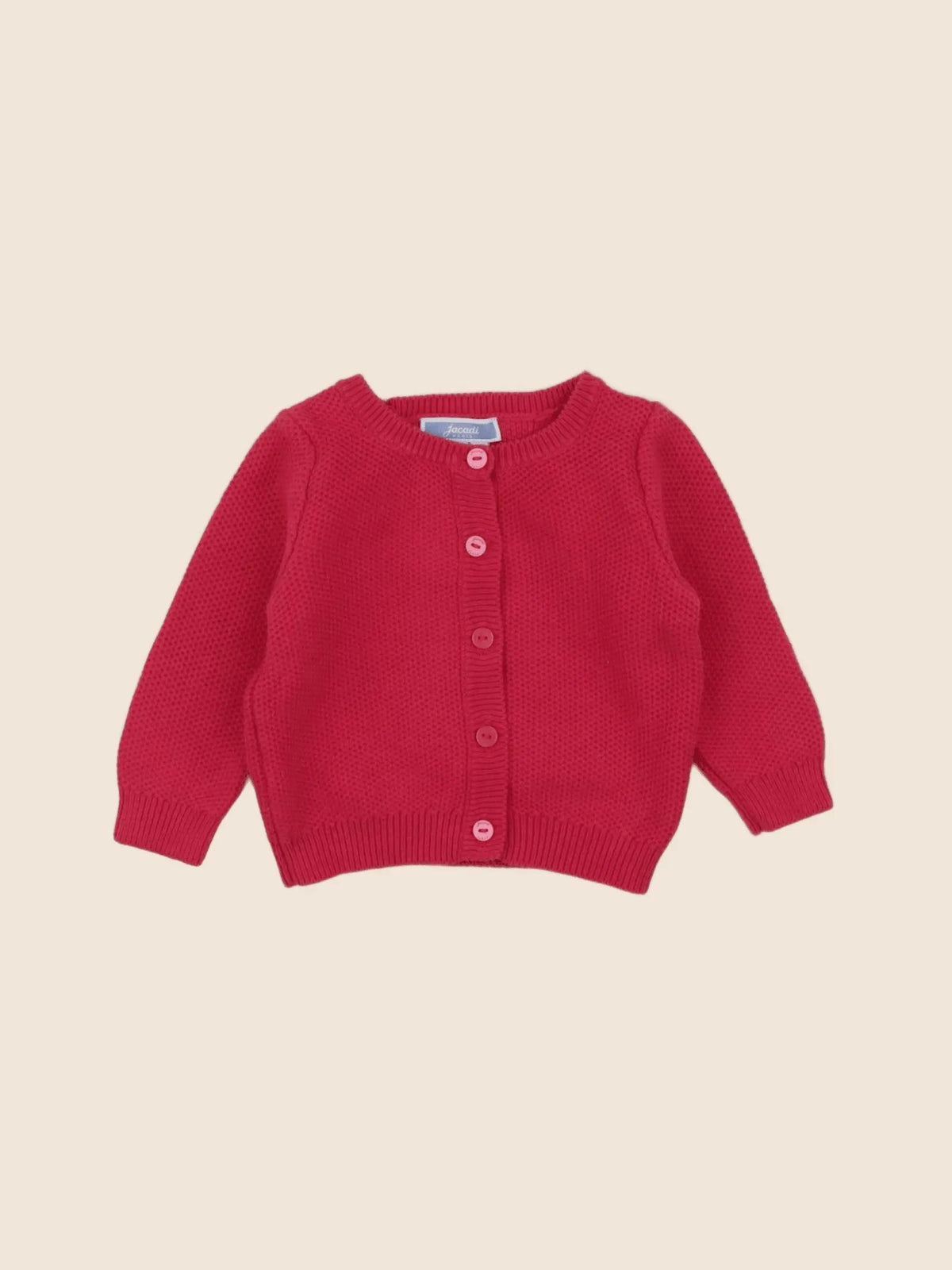 Jacadi - gilet rose - 6 mois