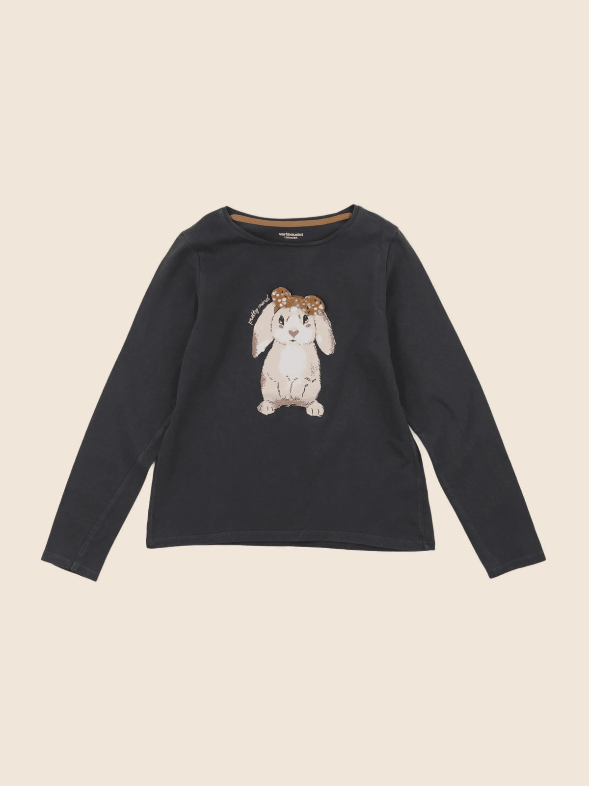 Vertbaudet - tee-shirt gris - 8 ans