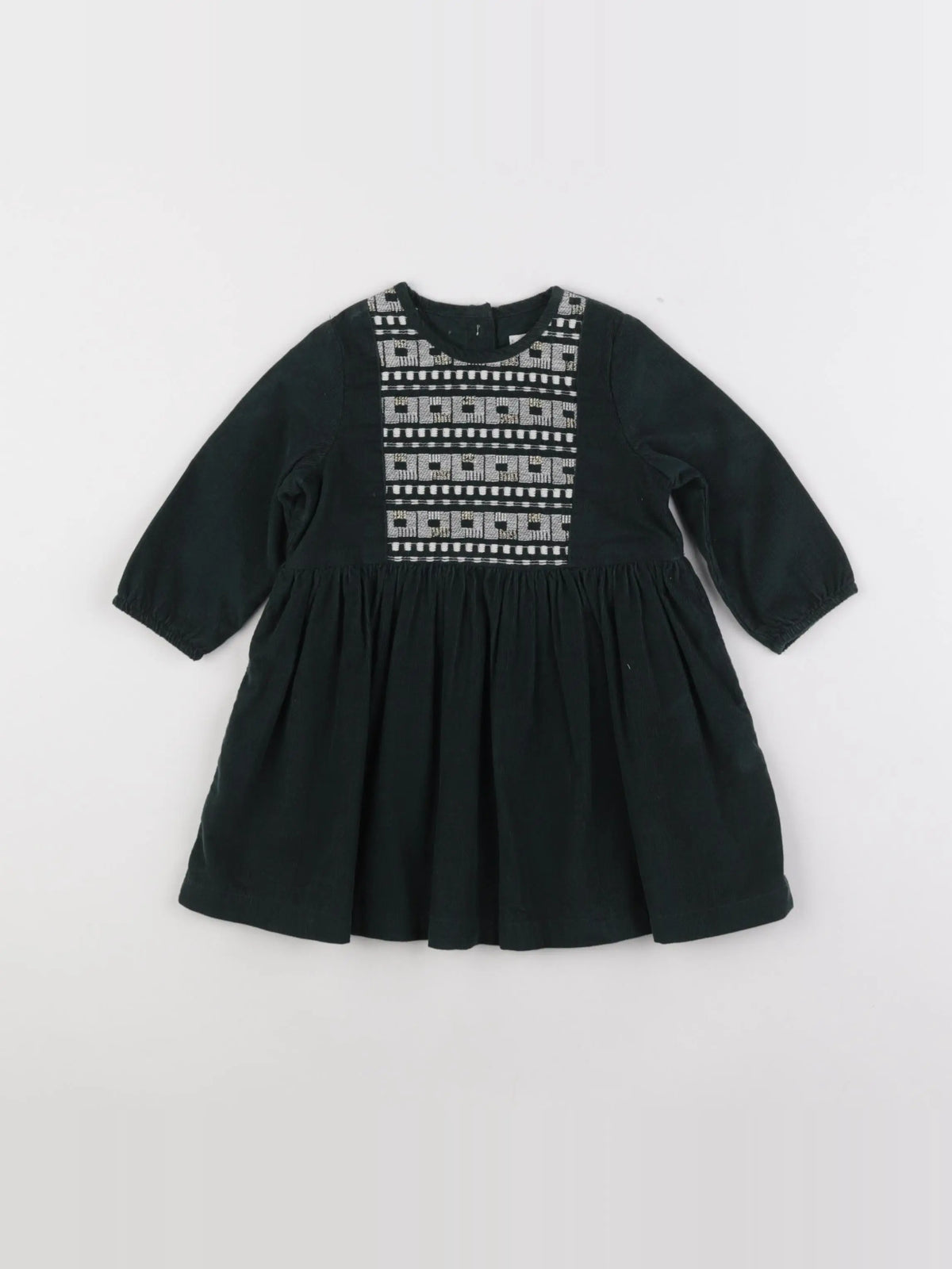 Boutchou - robe vert - 6 mois