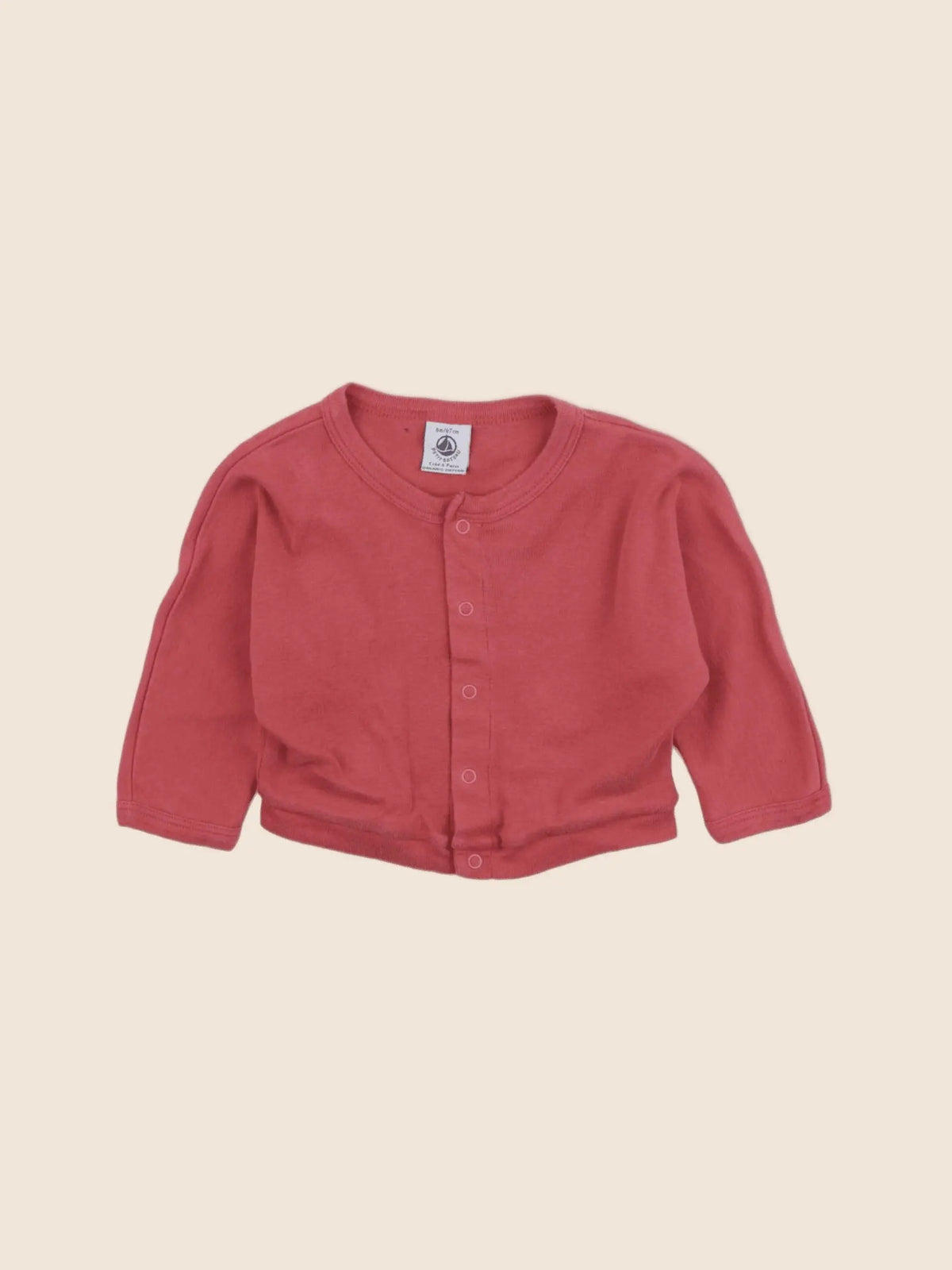 Petit Bateau - tee-shirt rose - 6 mois