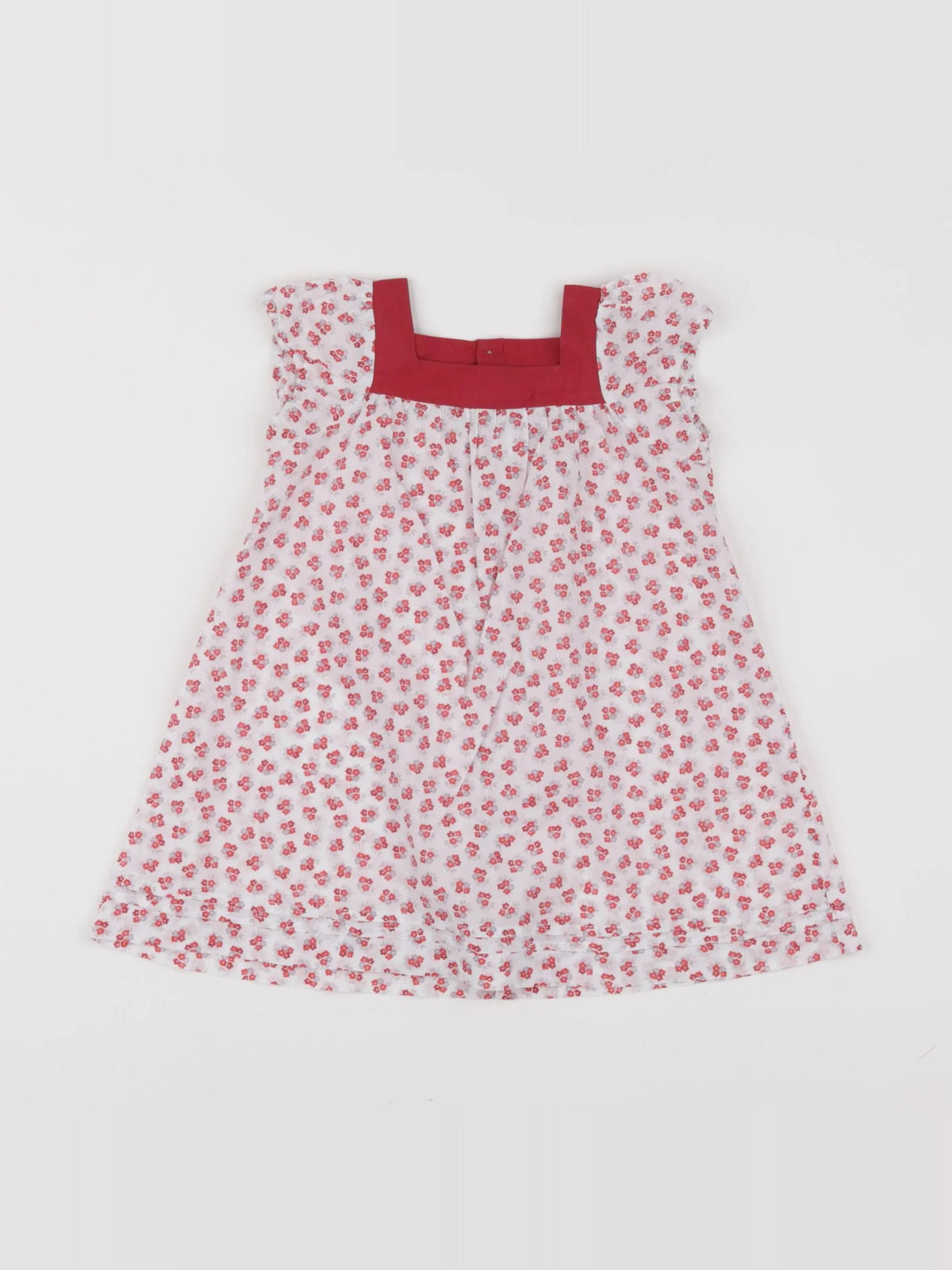 Jacadi - robe rouge - 12 mois