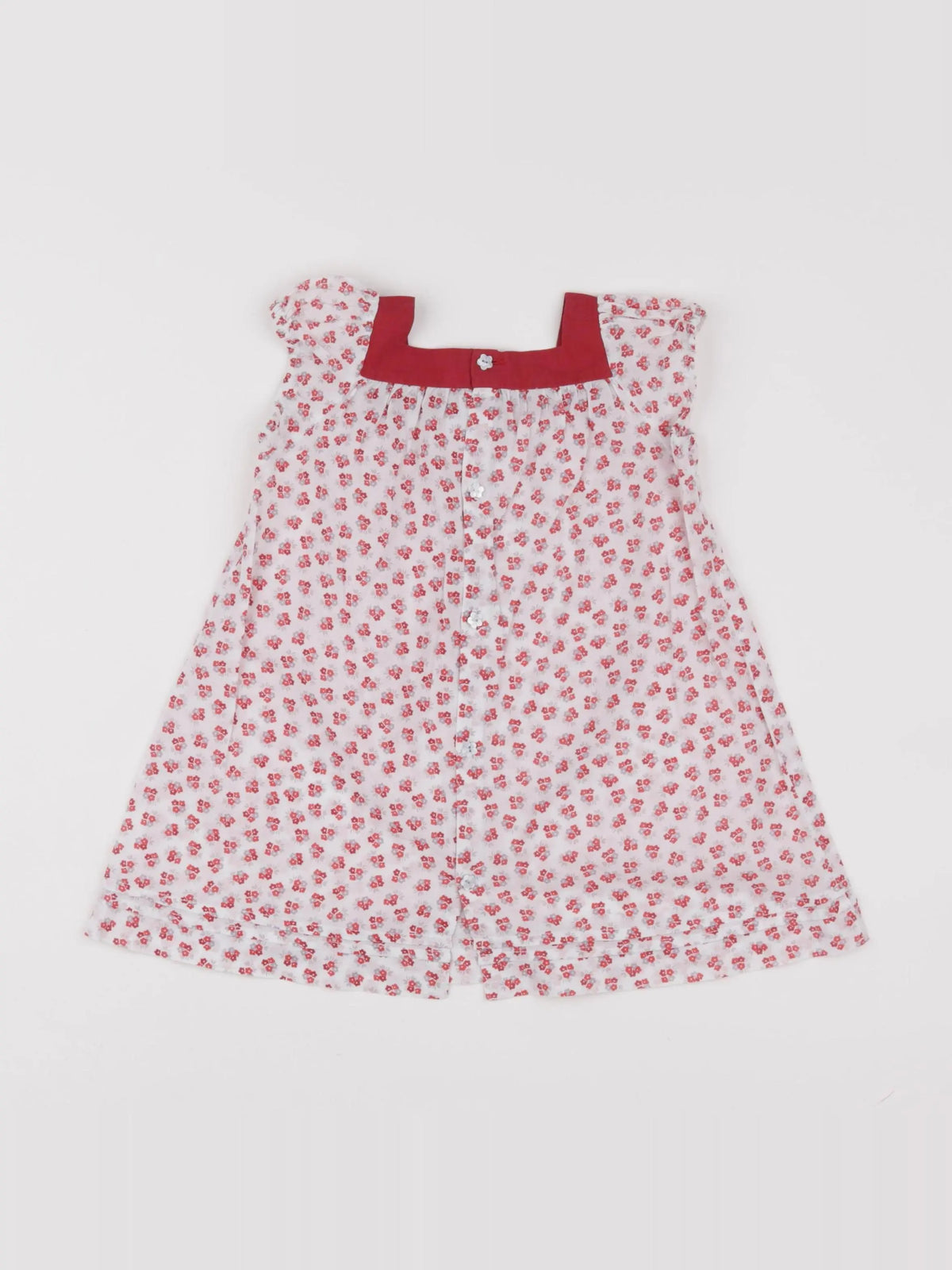 Jacadi - robe rouge - 12 mois
