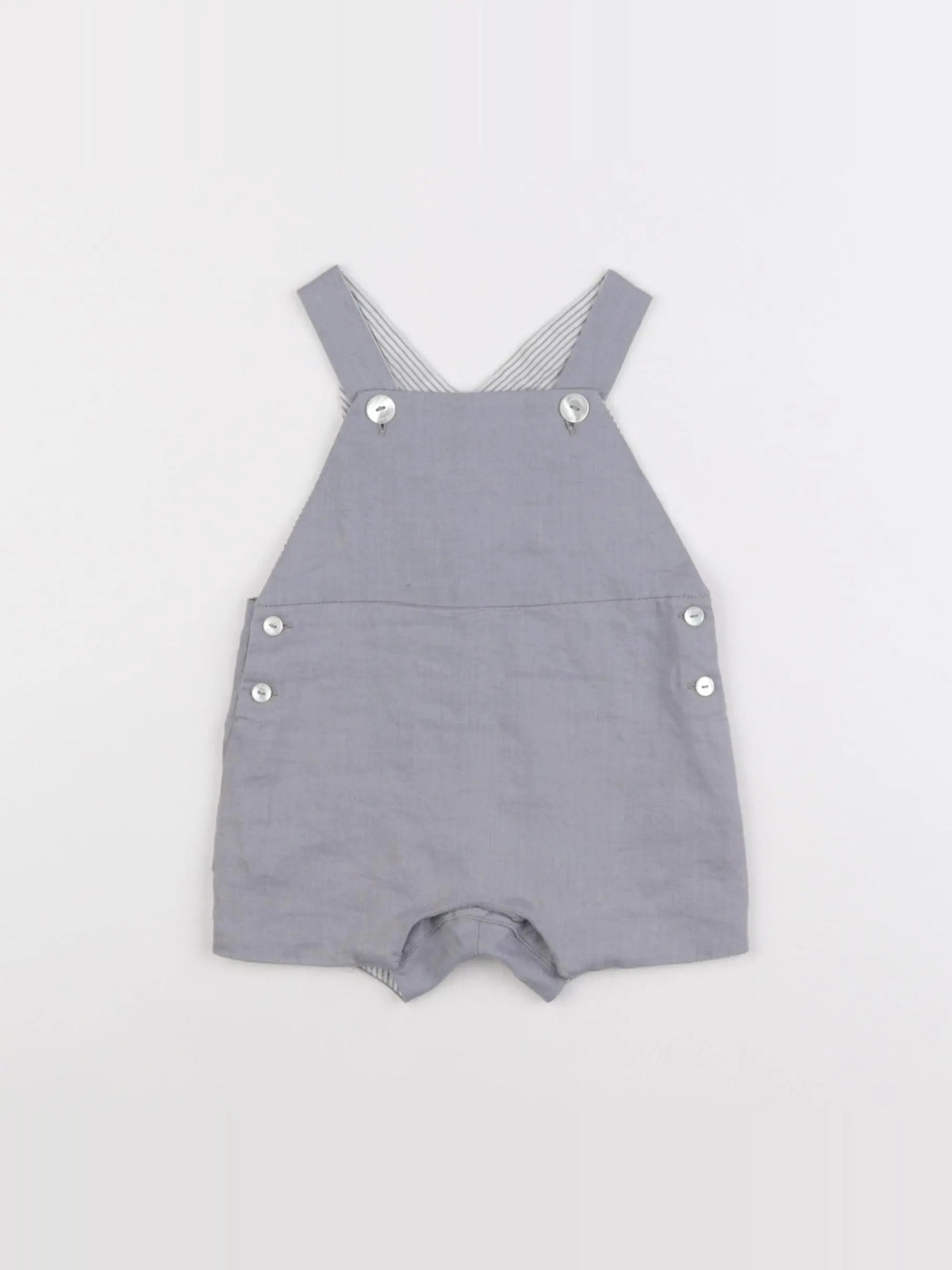 Jacadi - salopette gris - 6 mois