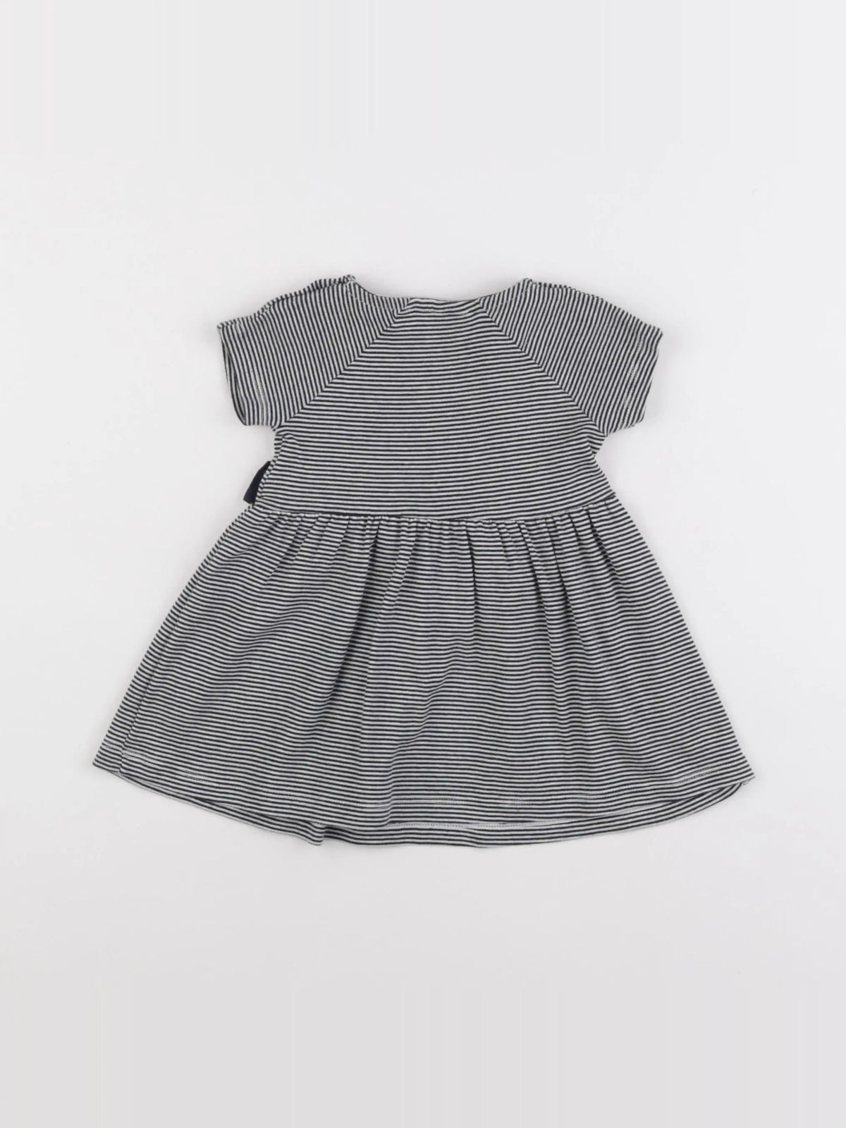 Petit Bateau - robe bleu - 6 mois