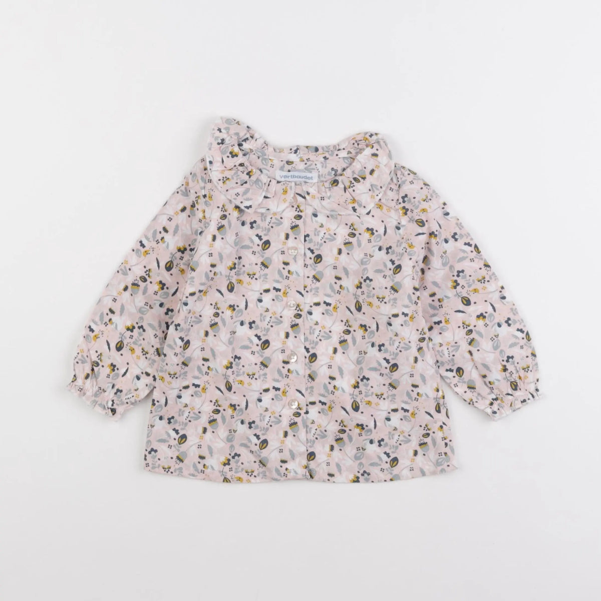 Vertbaudet - blouse rose - 12 mois
