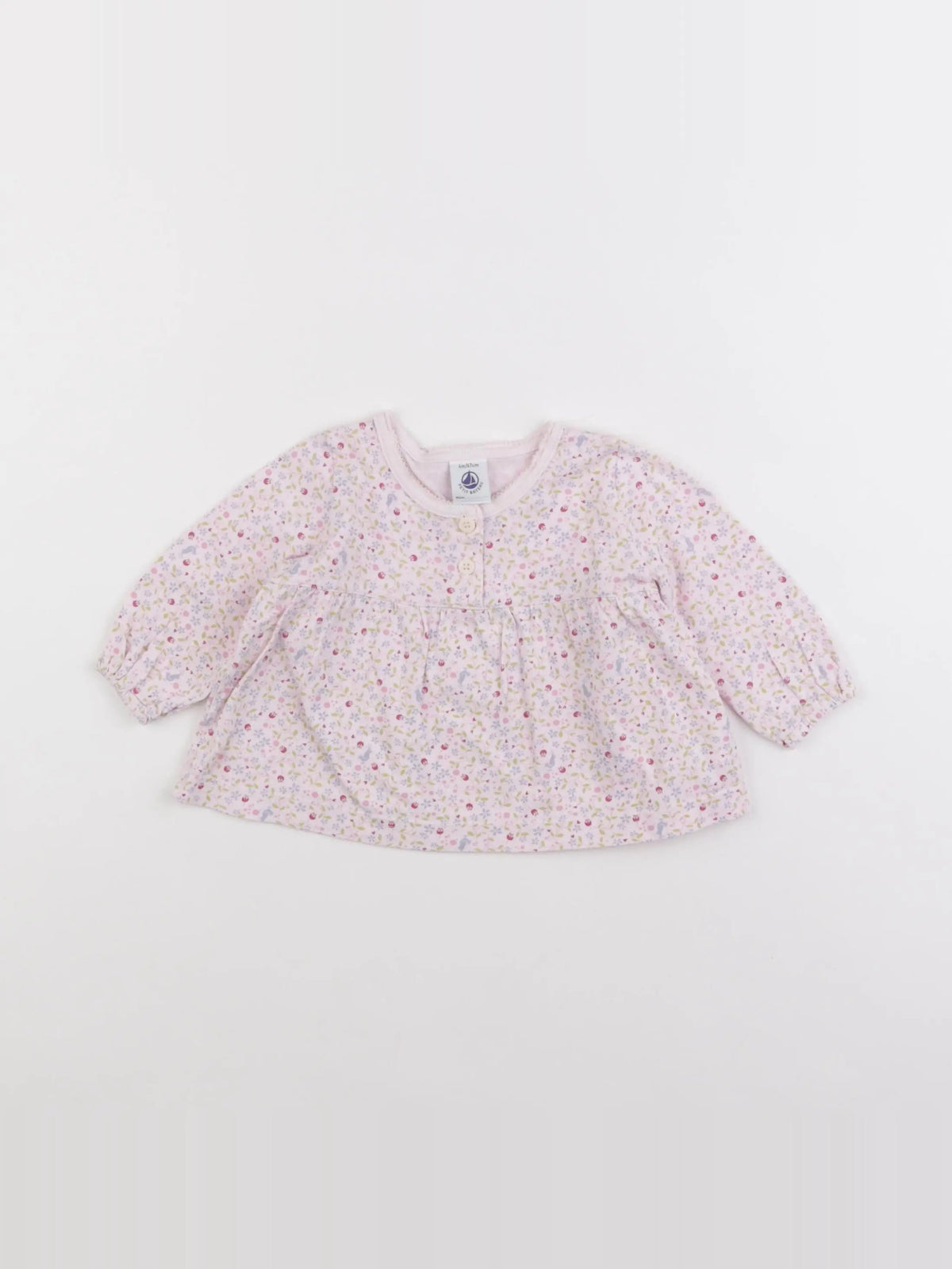 Petit Bateau - tee-shirt multicolore - 6 mois