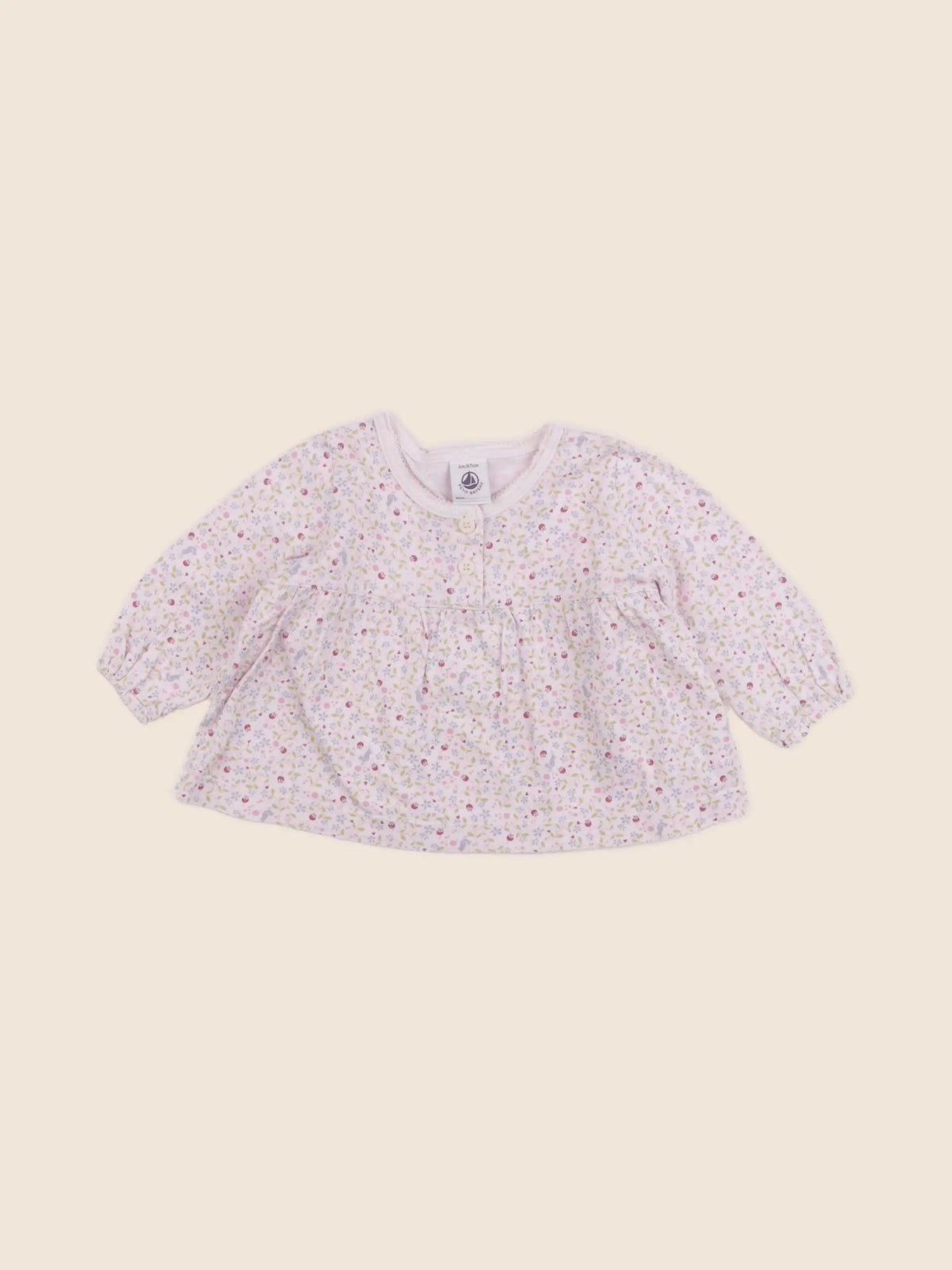 Petit Bateau - tee-shirt multicolore - 6 mois