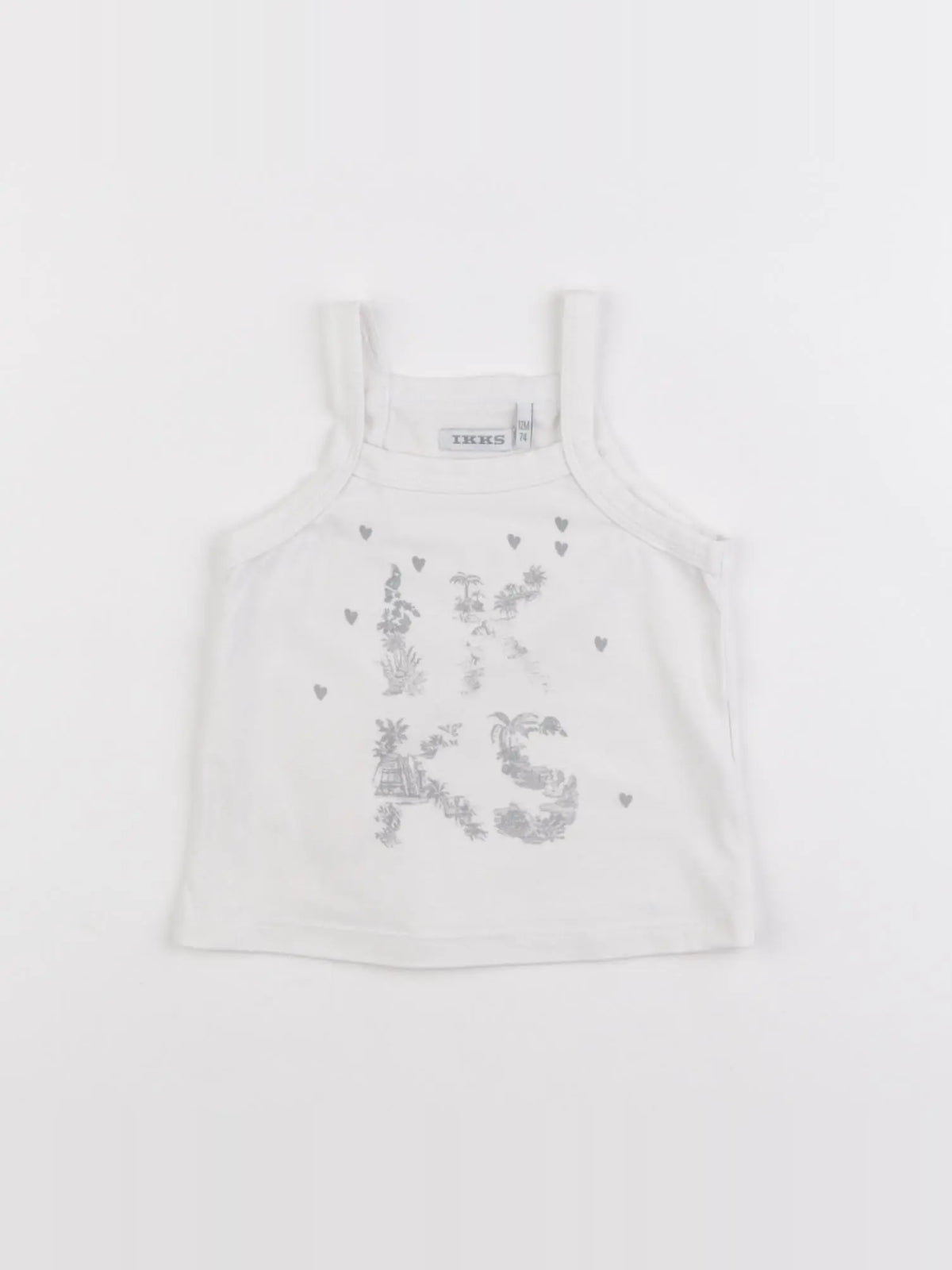 IKKS - débardeur blanc - 12 mois