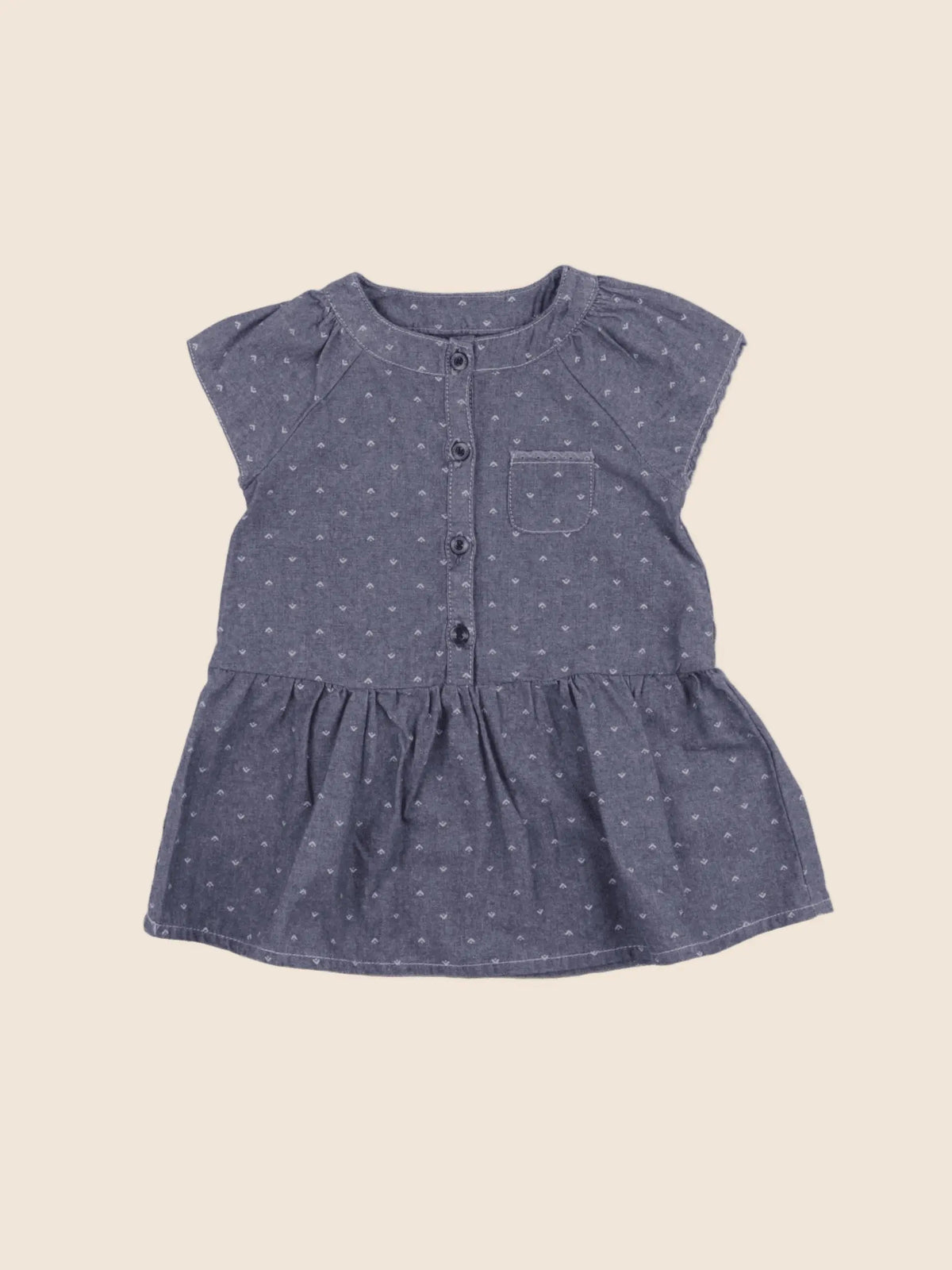Vertbaudet - robe bleu - 6 mois
